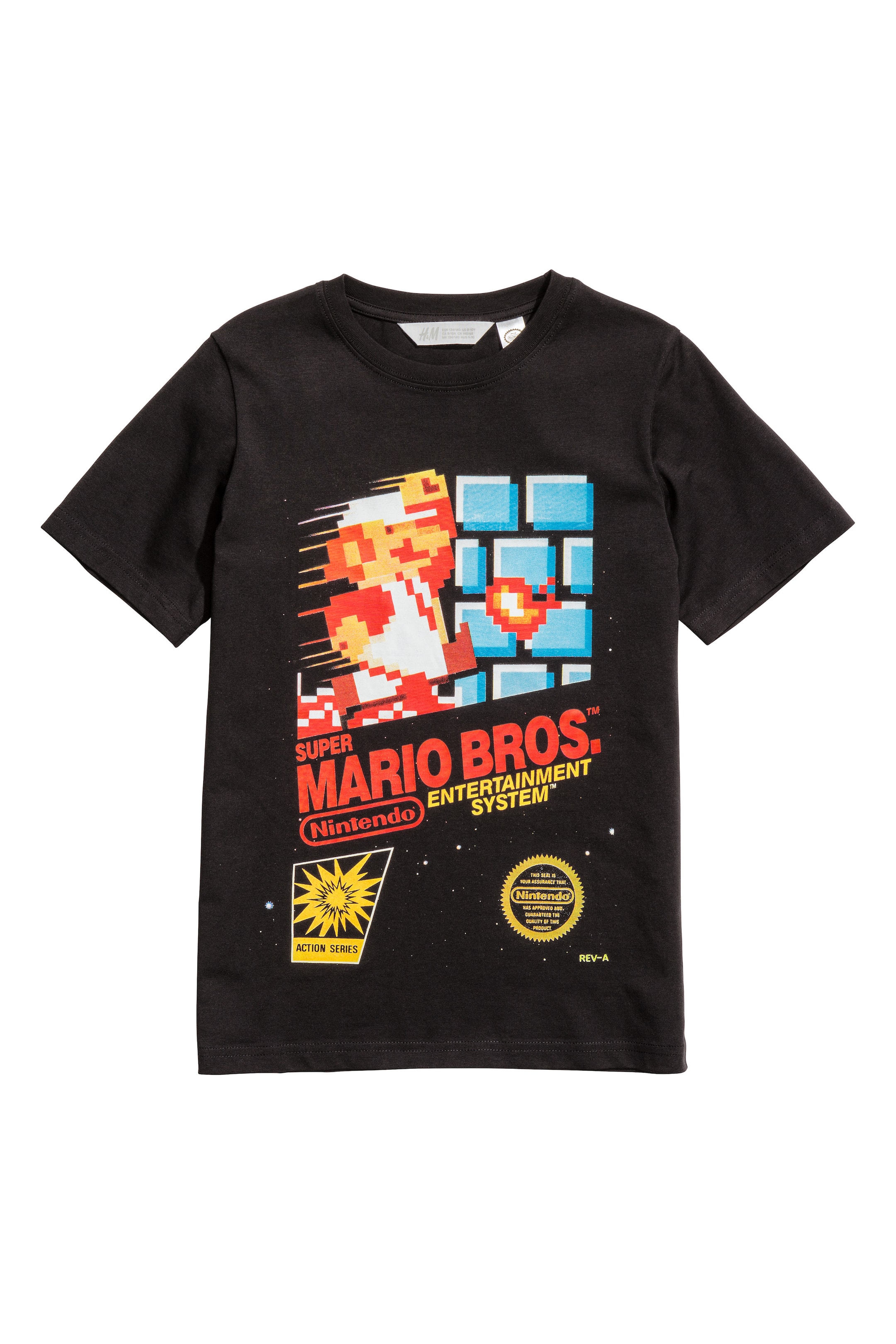 View larger image: T-shirt avec impression - Black/Super Mario Bros. - Kids | H&M CA 1