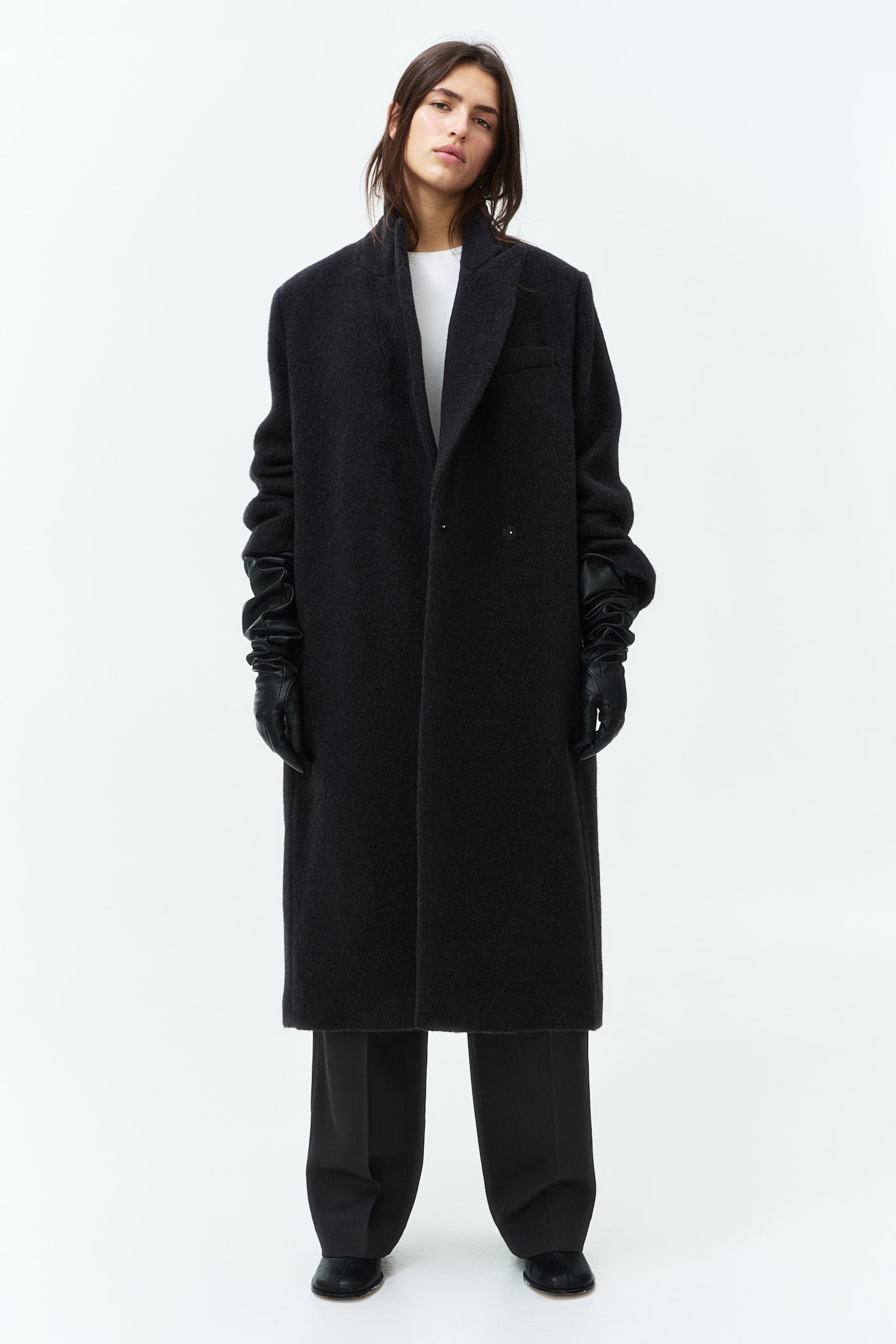 Wool coat - Black - 3