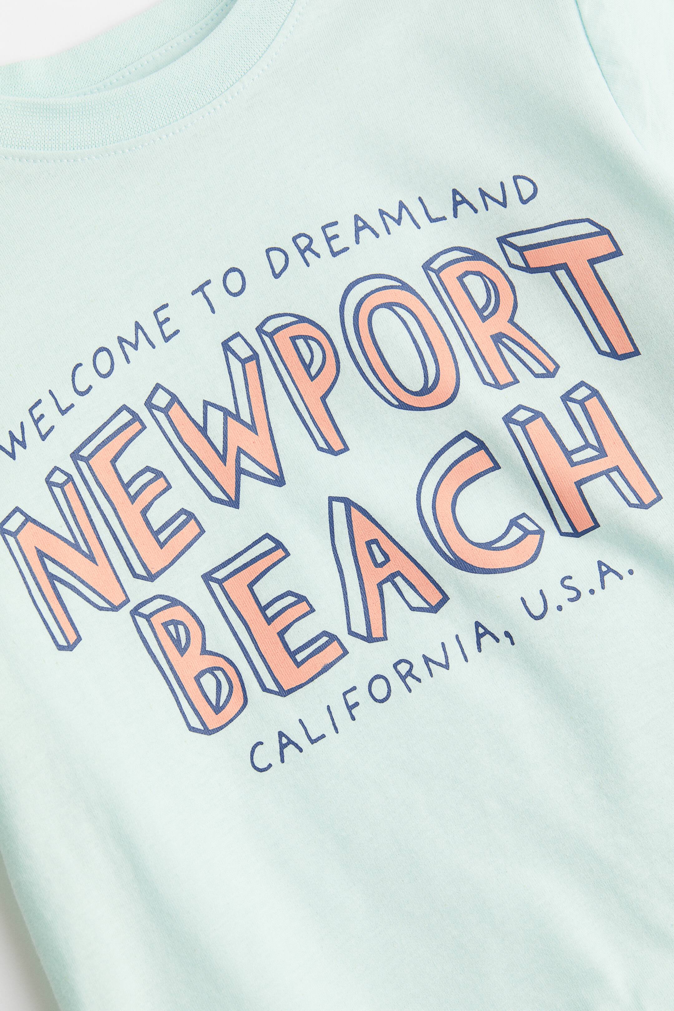 View larger image: Printed T-shirt - Light turquoise - Kids | H&M IN 2