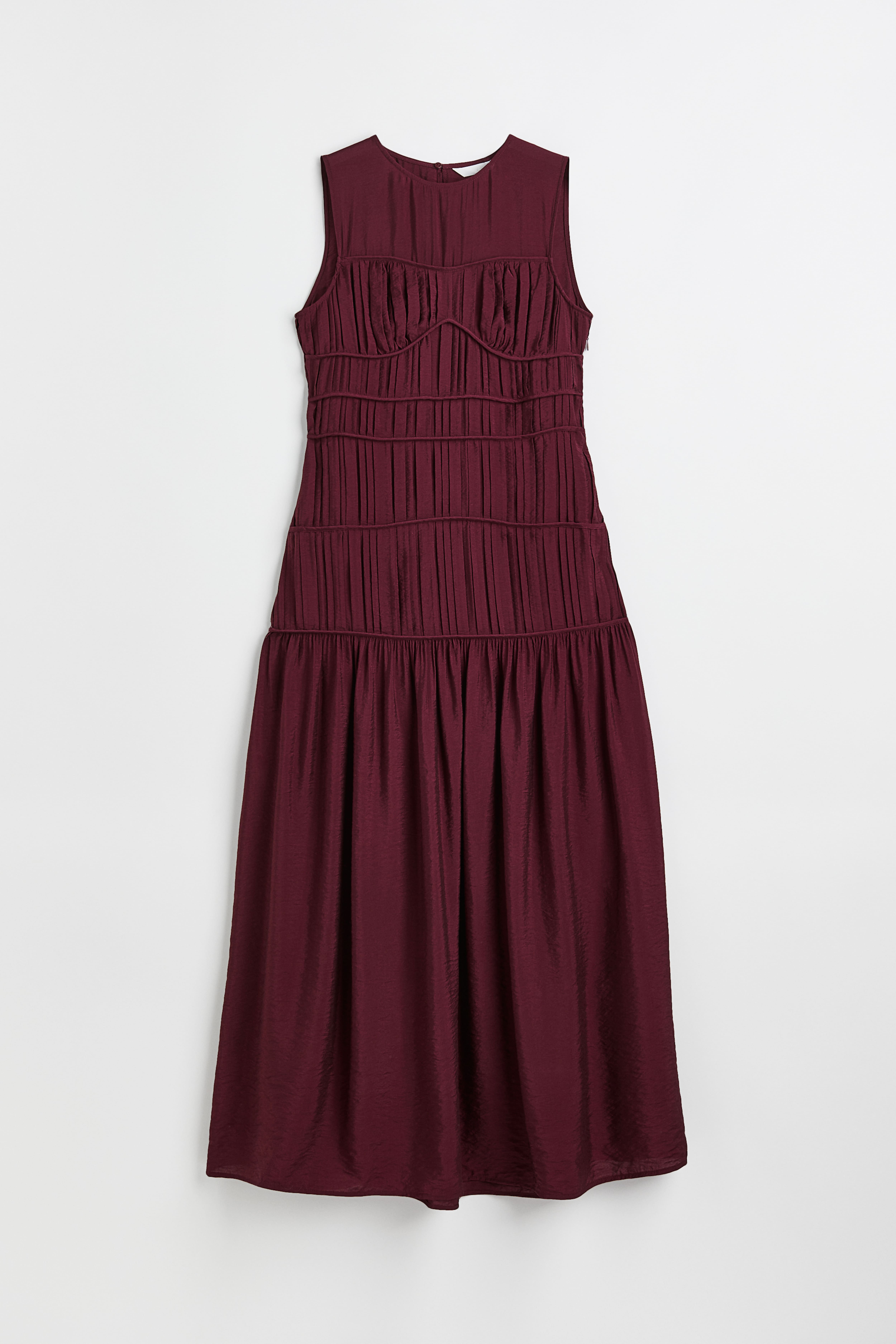 Fashion pleated maxi dress h&m