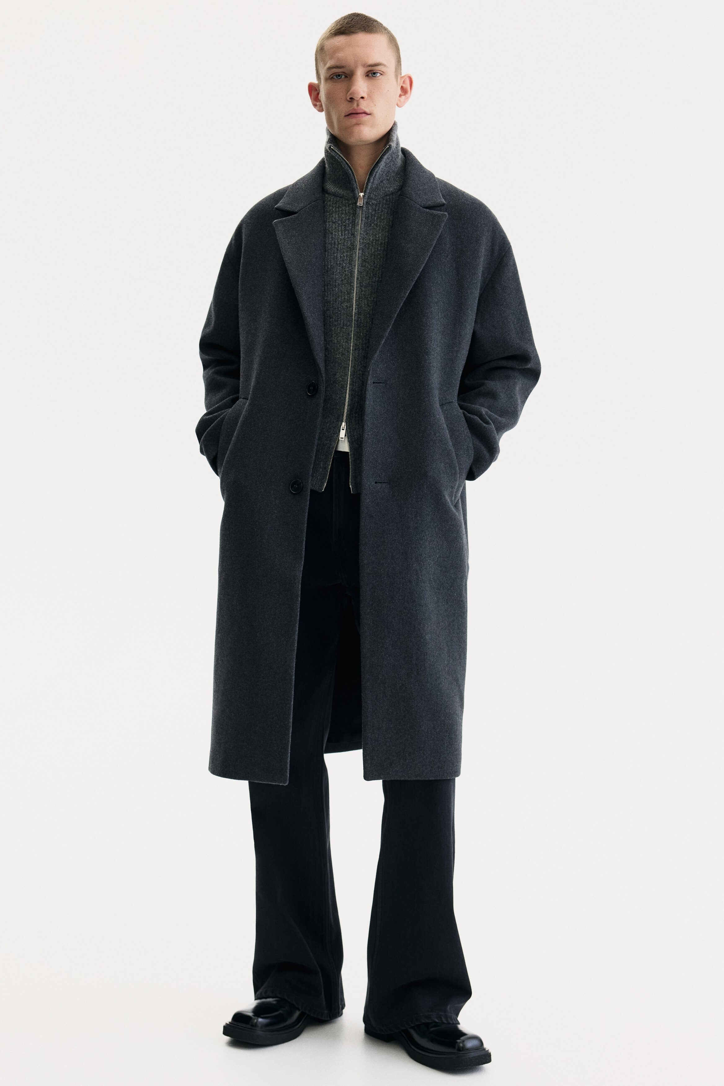 Regular Fit Zip cardigan