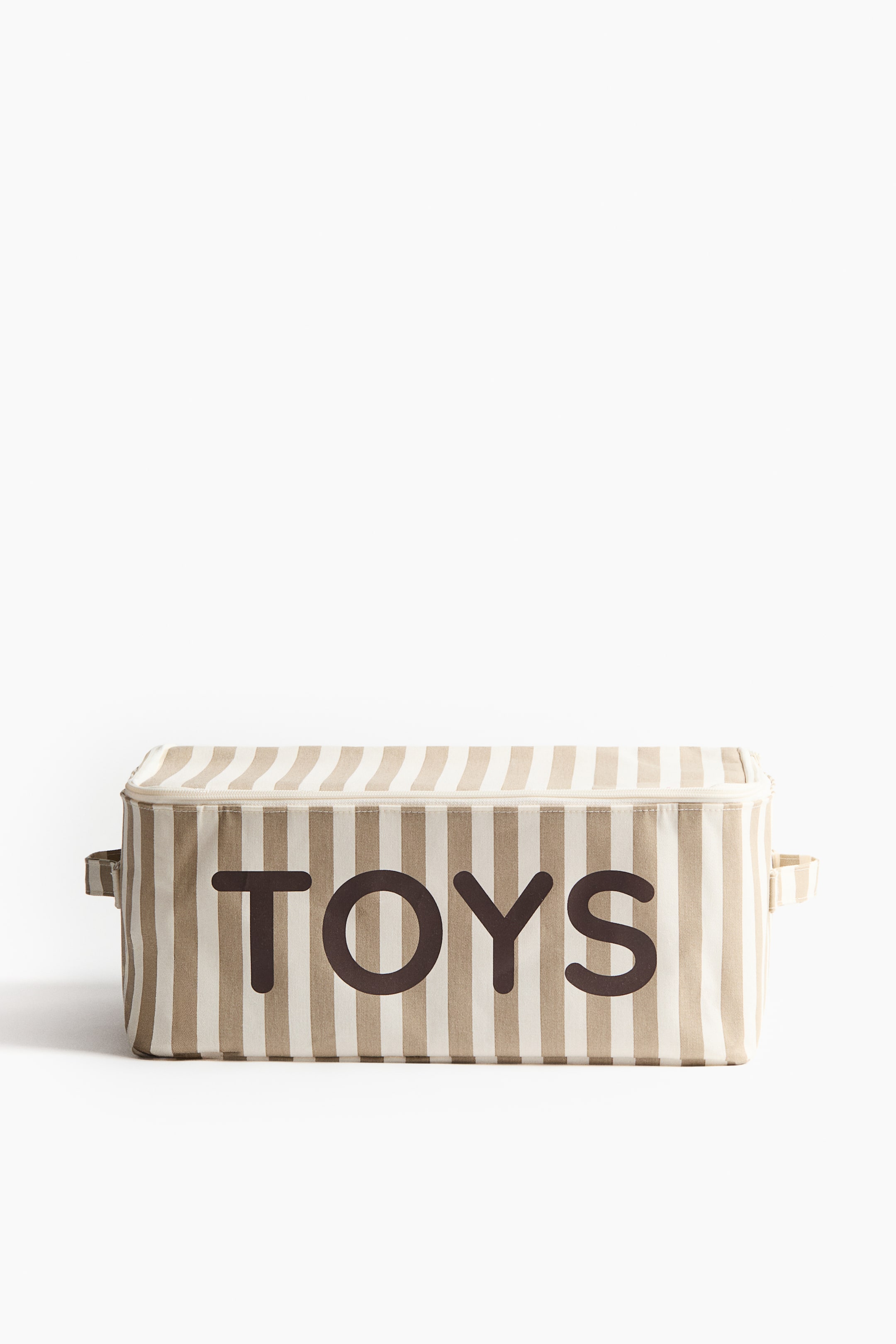 Voir une image plus grande: Panier à jouets avec couvercle - Beige/rayé - Home All | H&M CA 2