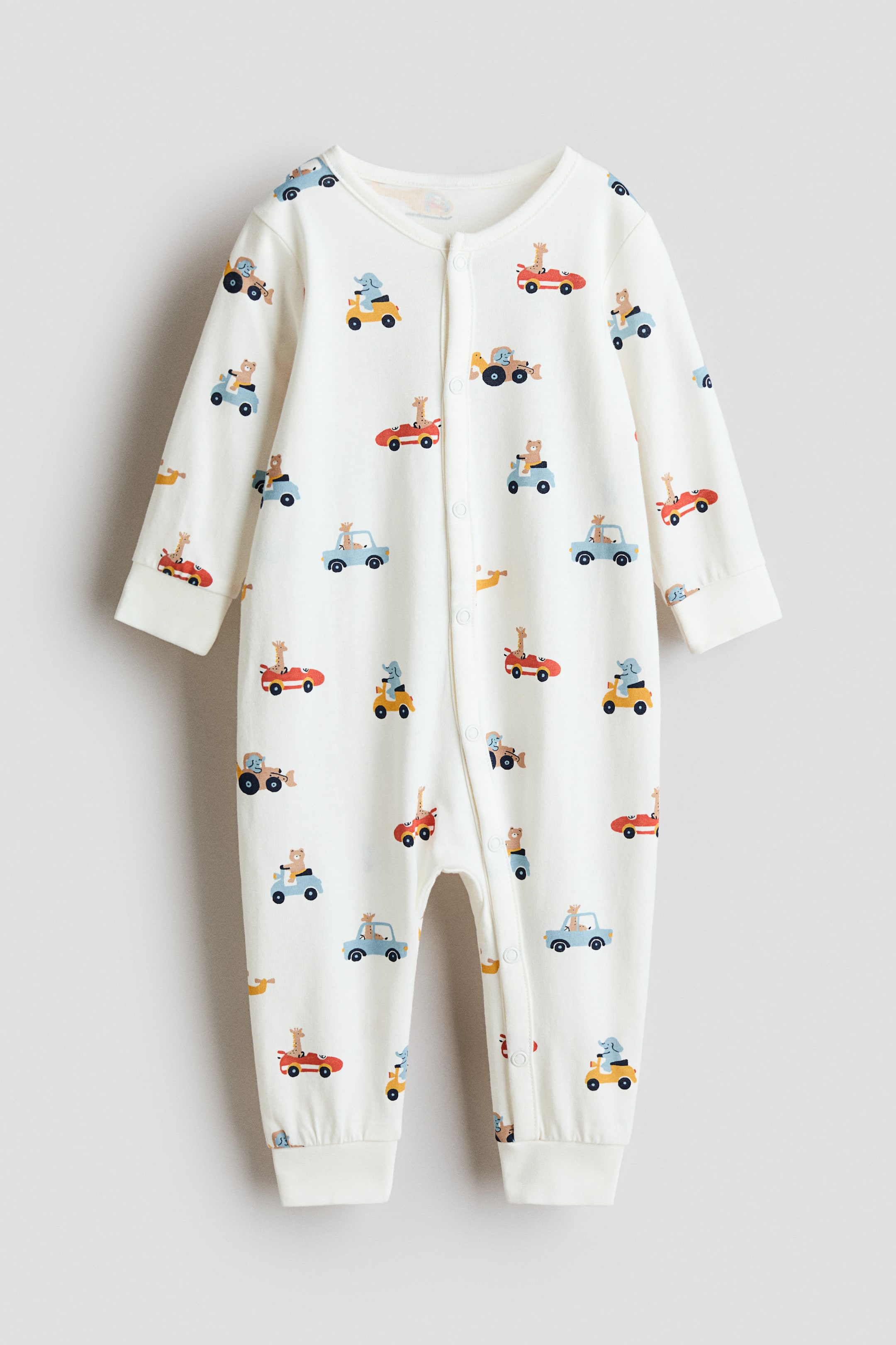 Agrandir l'image: Pyjama à motif - Blanc/véhicules - ENFANT | H&M FR 1
