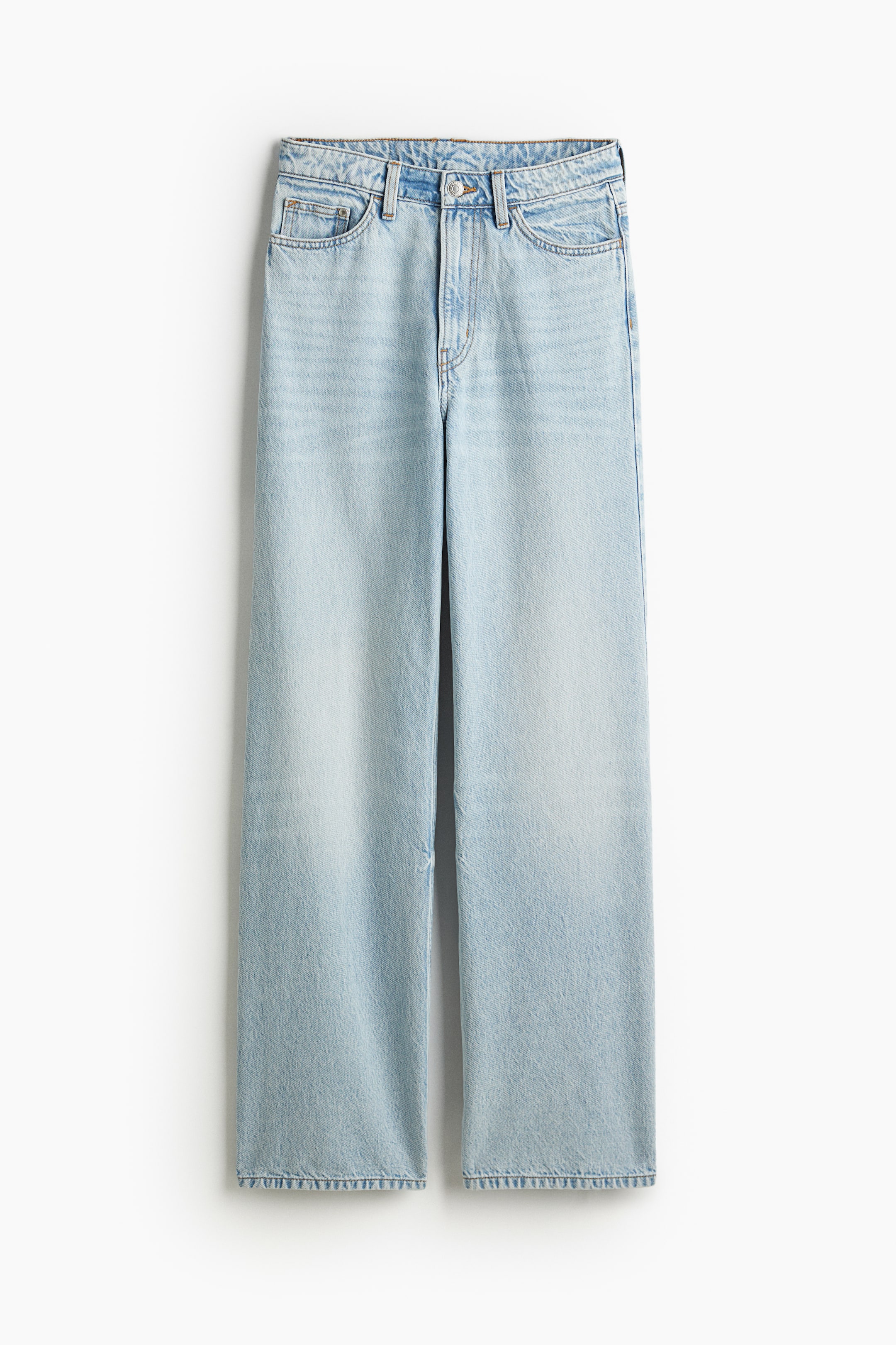 Wide Ultra High Jeans - Light denim blue - Ladies | H&M GB 6