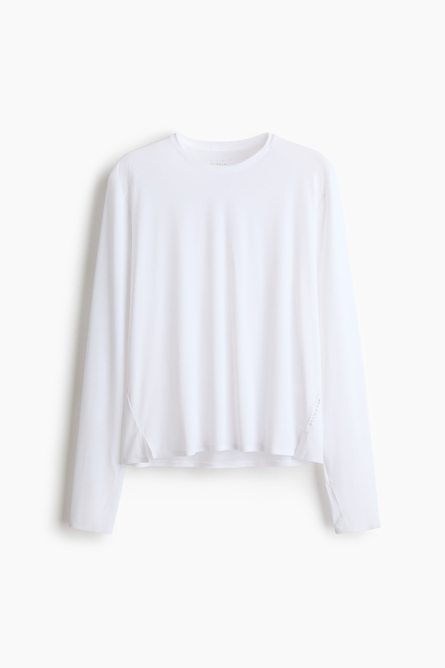 Sportshirt mit DryMove™ - Weiß/Schwarz
