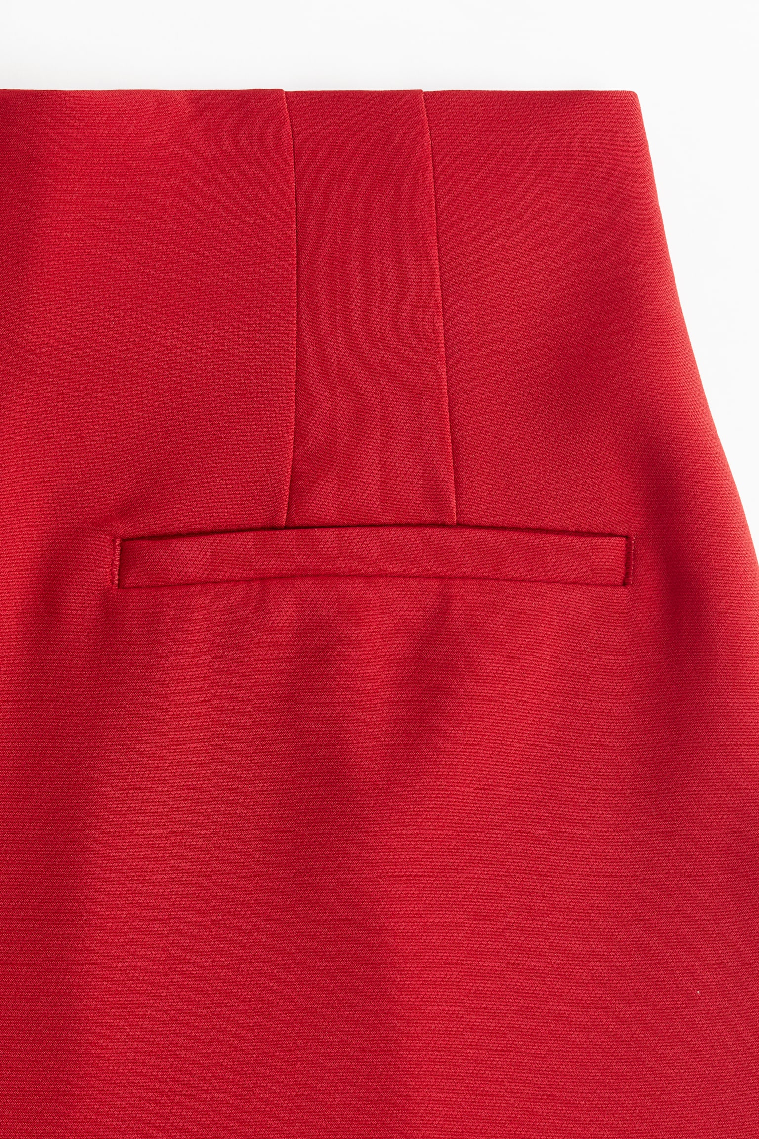 Wide trousers - Red/Black/Cream - 4