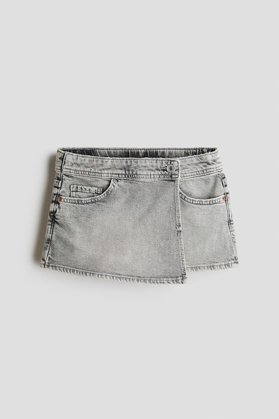 Детские юбки H&M Denim Wrap Skort