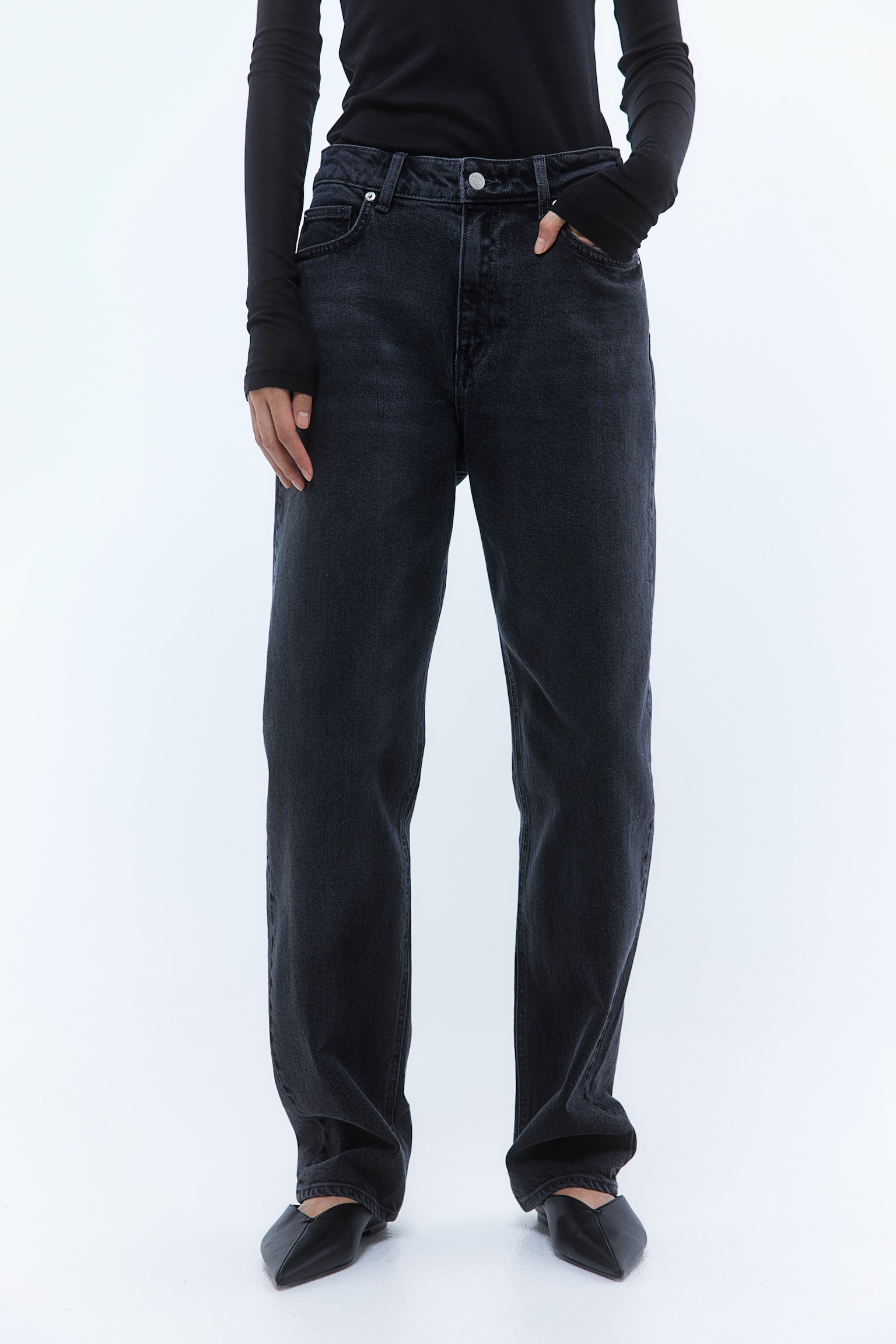 Tapered jeans - Black/Denim blue/Light denim blue - 7