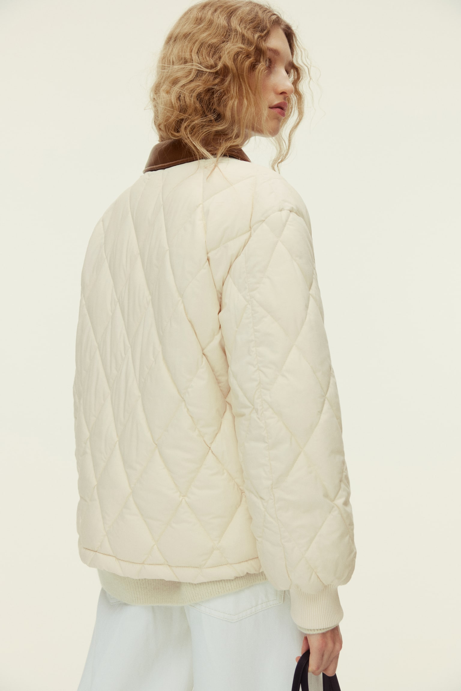 THERMOLITE® Quilted jacket - Light beige - 4