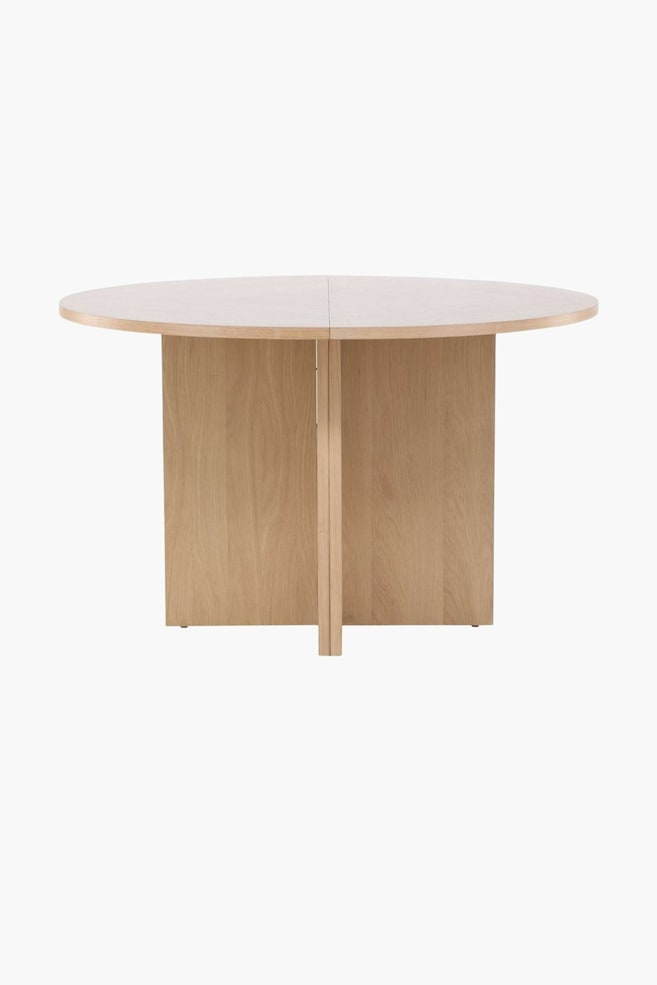 Strada Table À Manger Rectangulaire - Mdf, Blanchi/Mdf, Noir - 1
