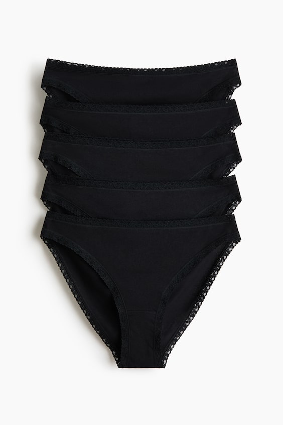 Детские хлопковые трусы H&M, набор 5 шт