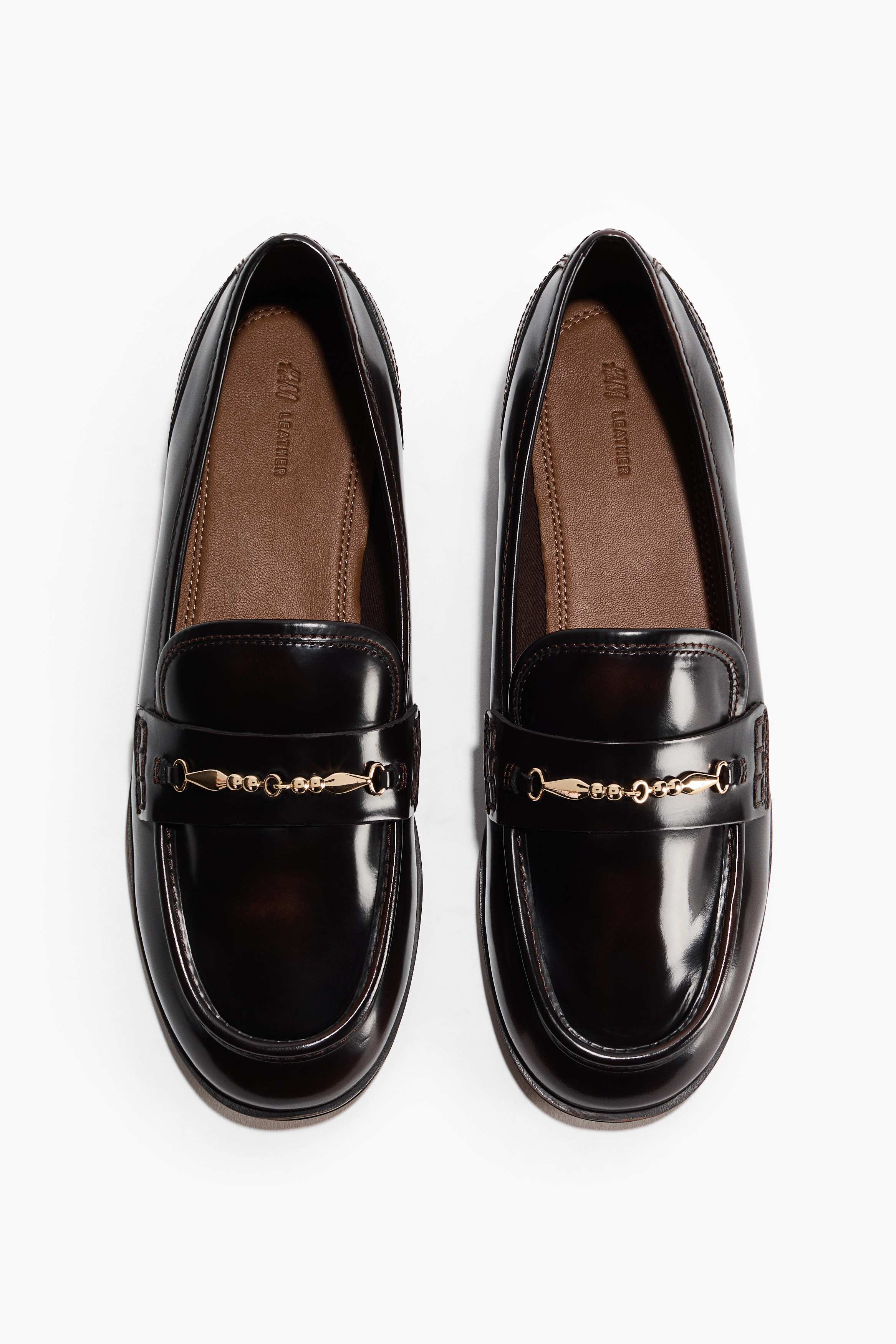 Leather loafers - Dark brown