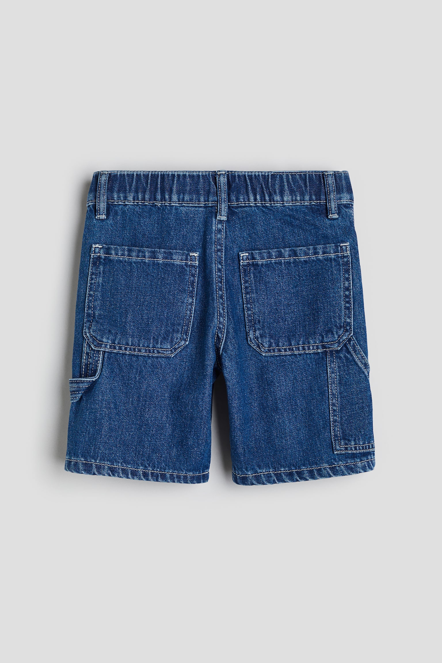 Denim cargo shorts - Dark denim blue - 6