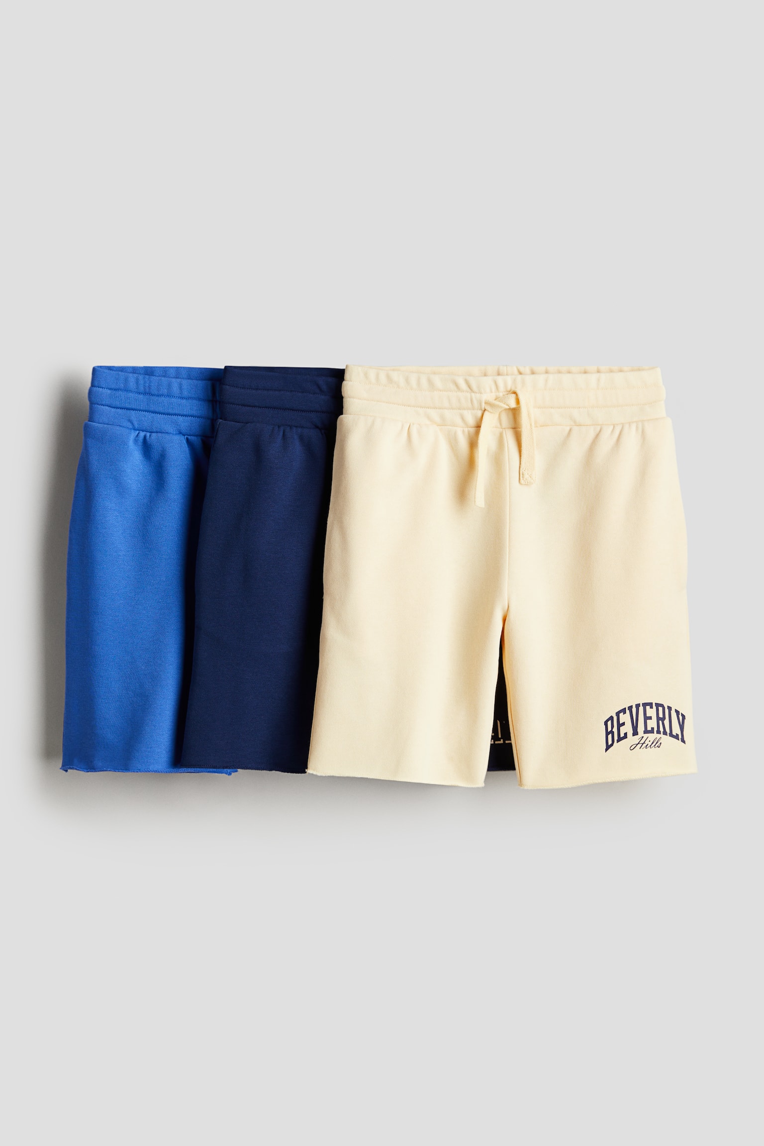 3-pack sweatshirt shorts - Blue/Beverly Hills/Brown/Surfboard - 1