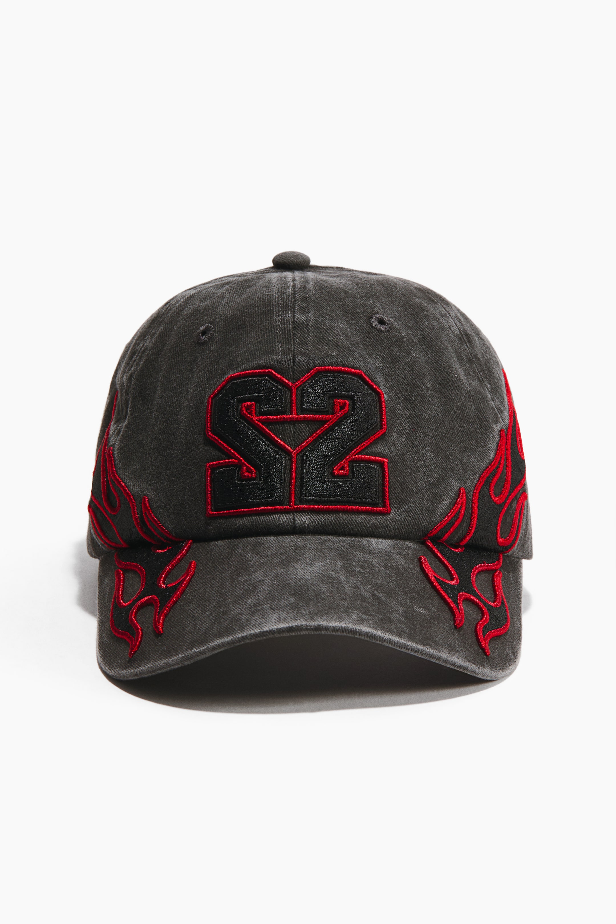 Ver imagen más grande: Gorra en sarga de algodón con motivo bordado - Gris oscuro/22 - HOMBRE | H&M ES 1