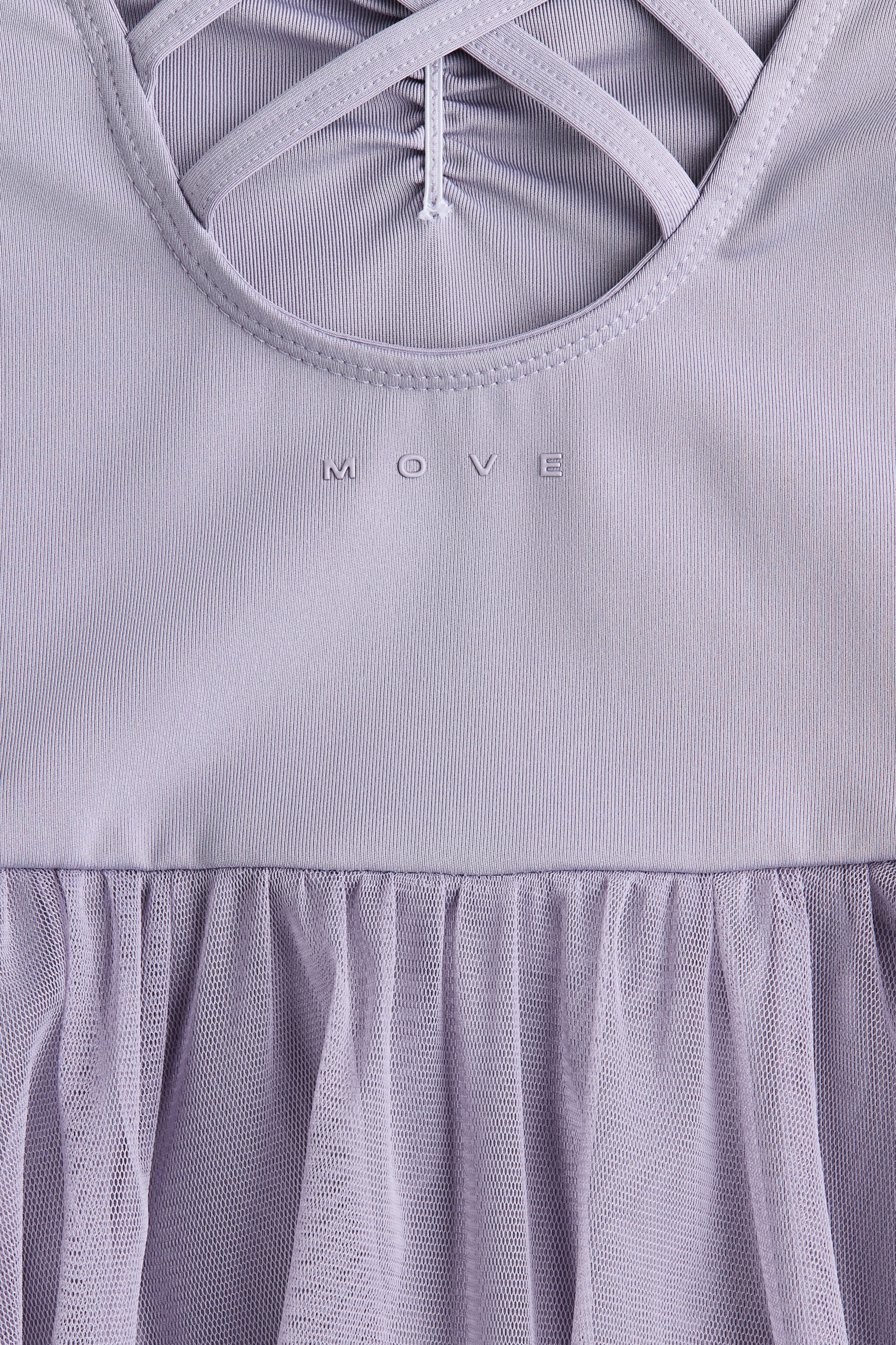 Tulle-Skirt Dance Leotard with DryMove™