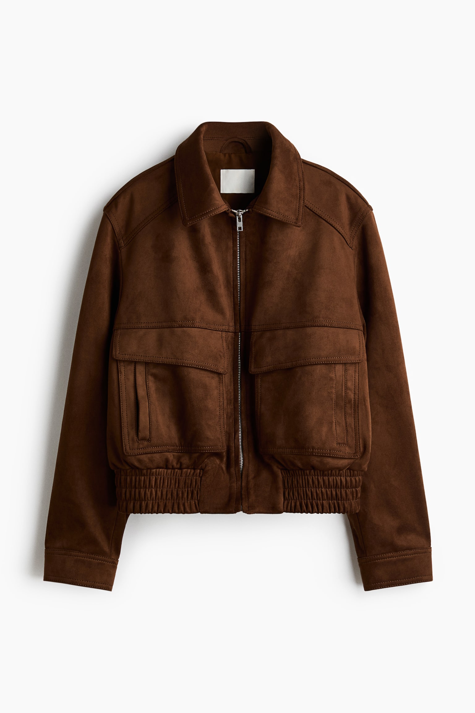 Coated Jacket - Brown - 1