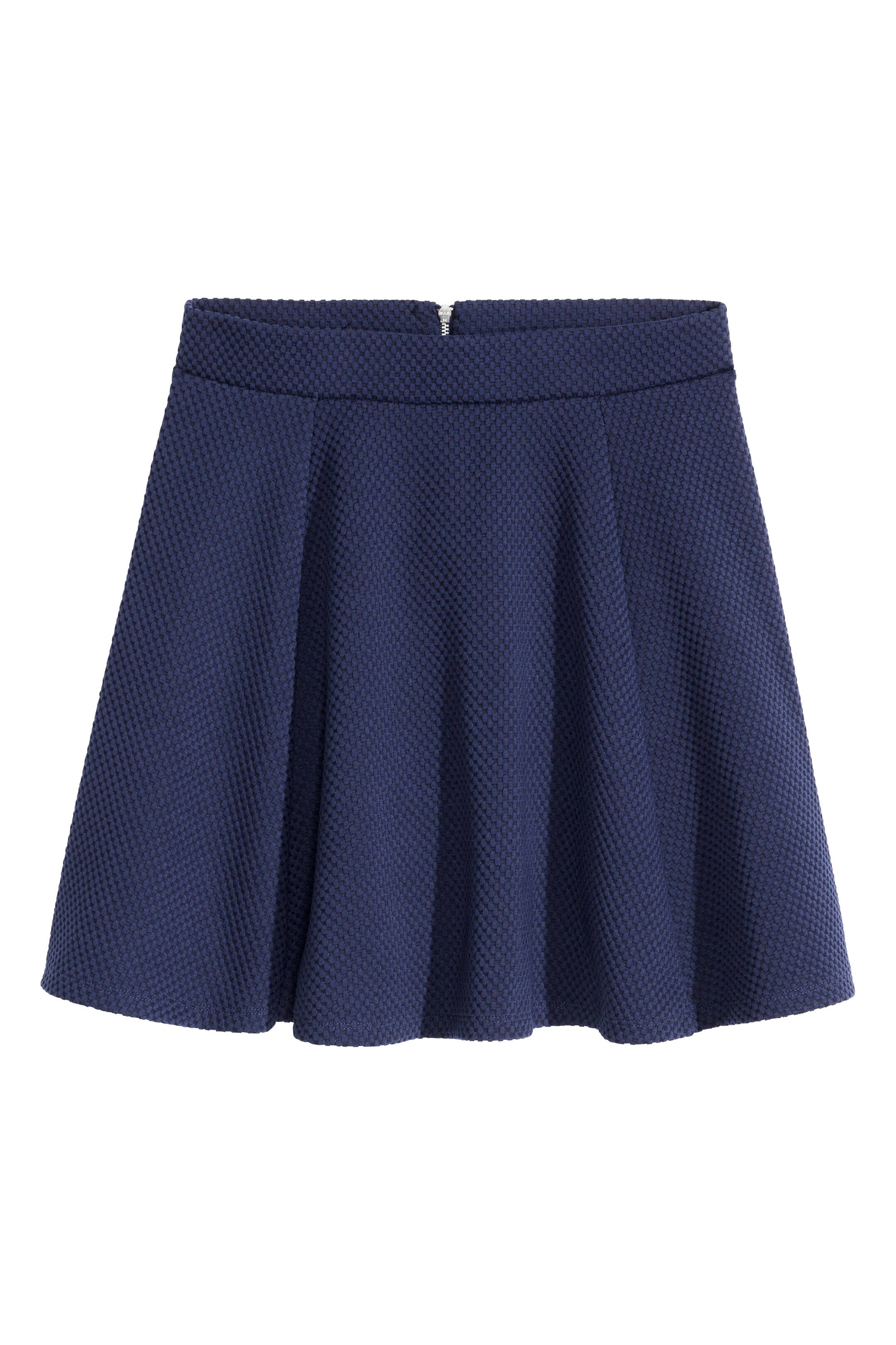 Zobraziť väčší obrázok: Korčuliarska sukňa - tmavomodrá/štruktúra - ŽENY | H&M SK 1