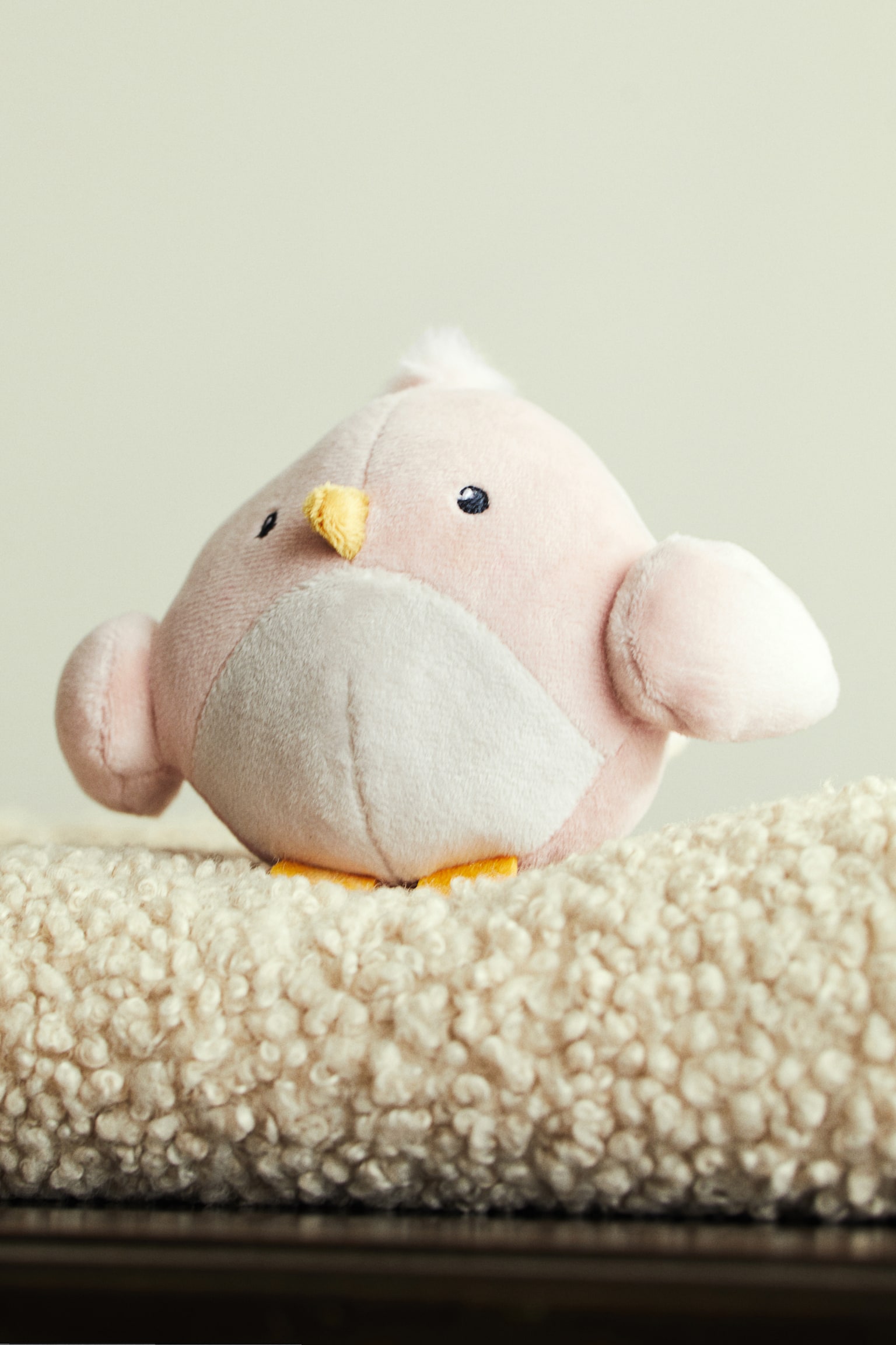 Soft rattle - Light dusty pink/Bird/Light beige/Bear/White/Lamb/White/Bunny - 2