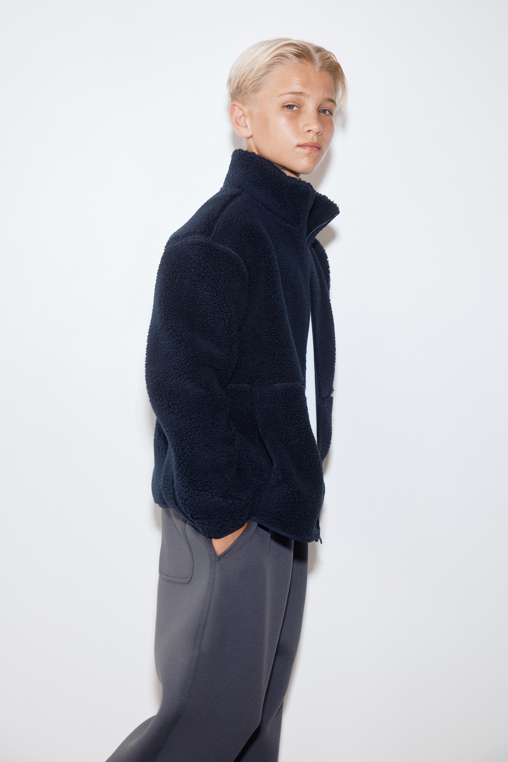 Warm Teddy Fleece Activewear Jacket