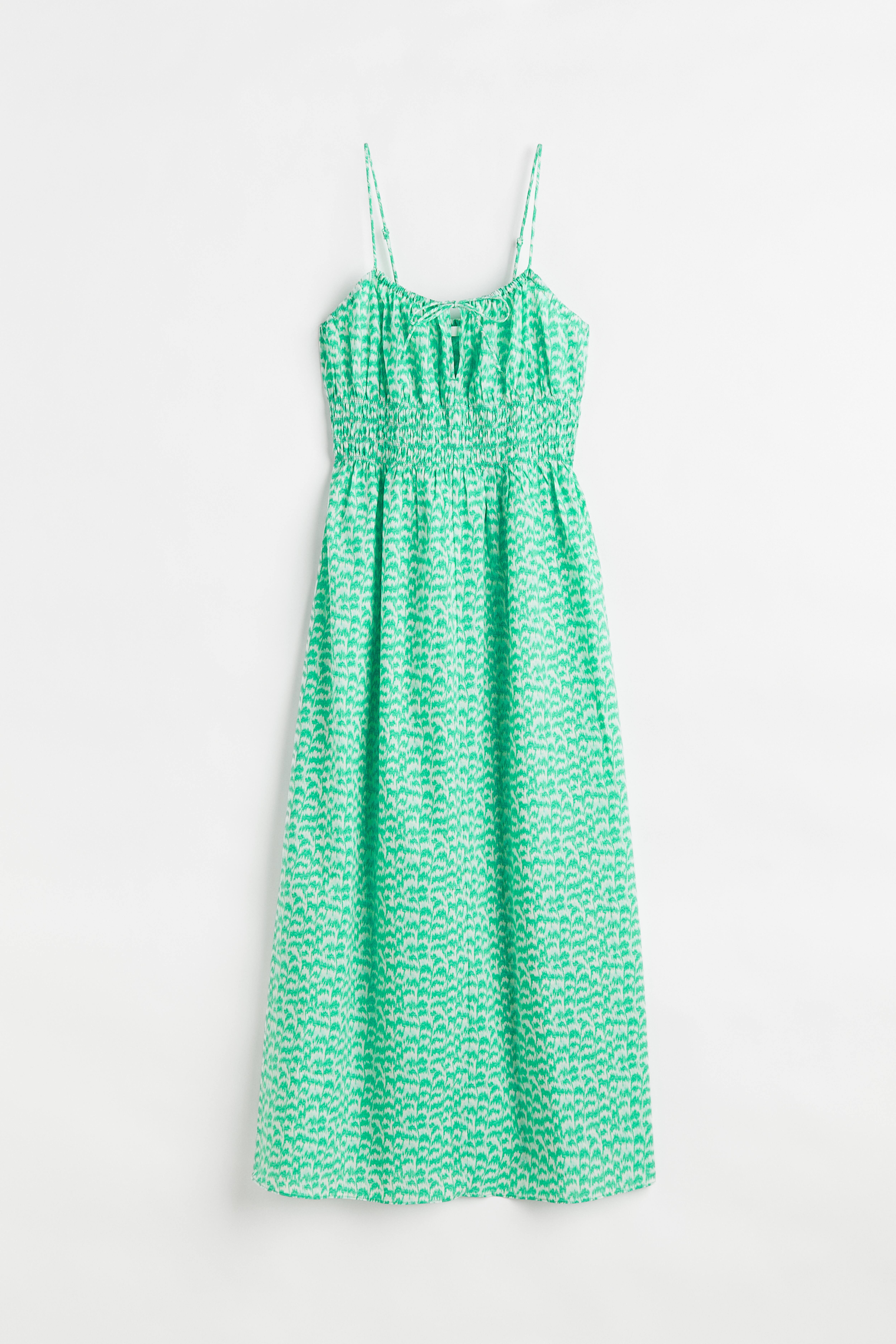 New Abercrombie & Fitch Light Green Smocked Maxi sold Dress Size XS