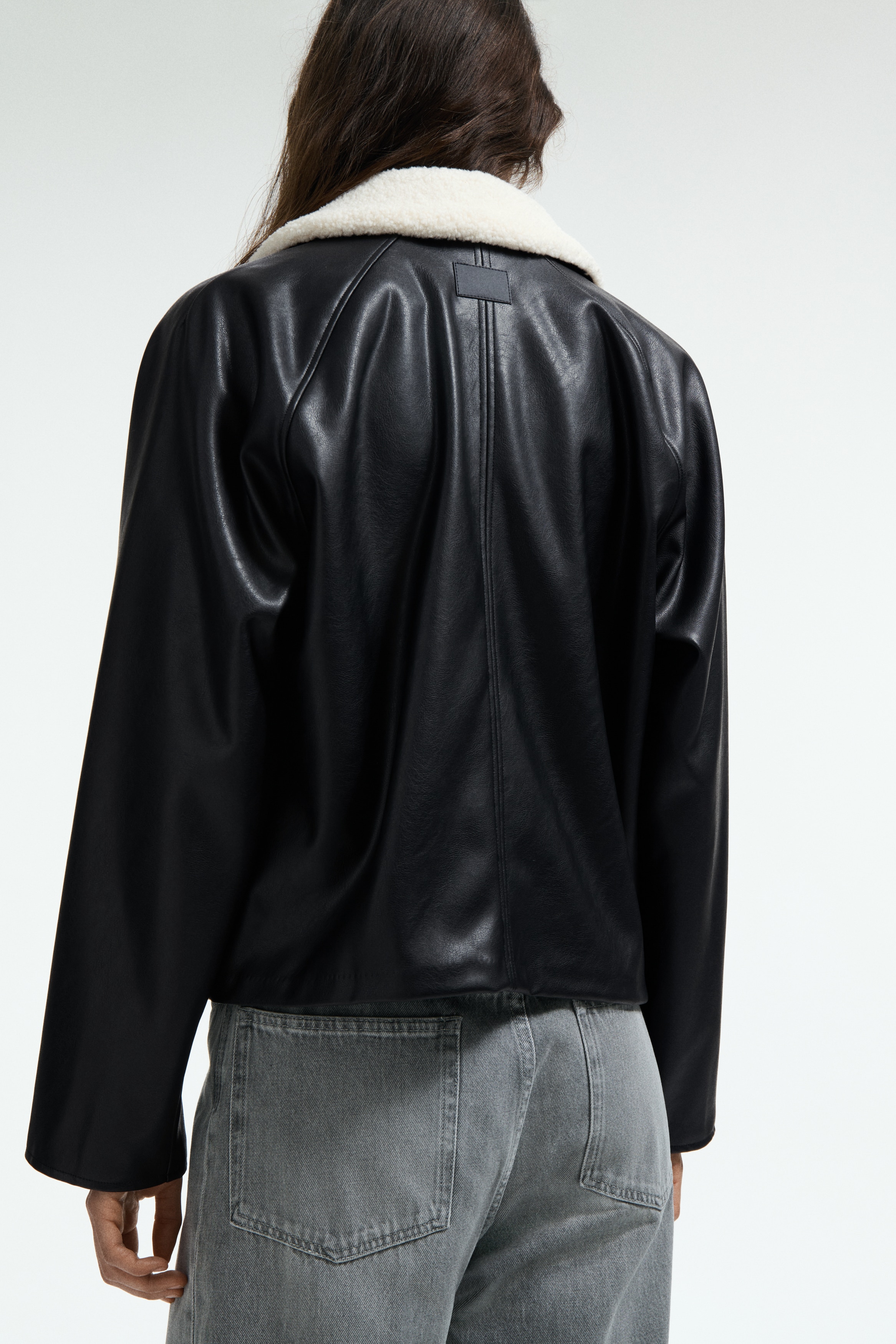 Jacket with Teddy Fleece Collar