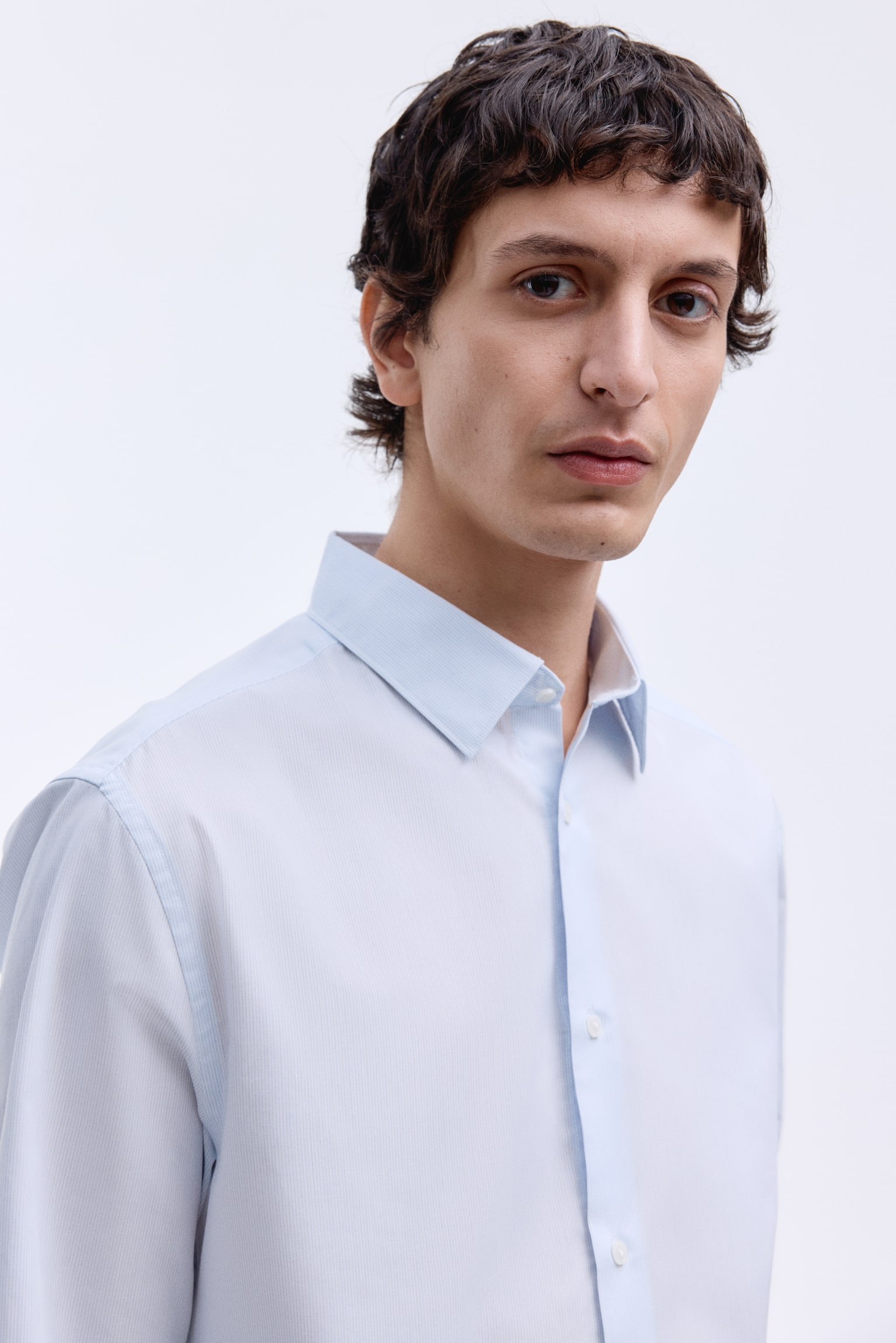 Сорочка Slim Fit Easy-iron - Світло-блакитний/смужки/Чорний/Світло-блакитний/смужки/Світло-рожевий/смужки/Світло-блакитний/Білий/Темно-синій - 5
