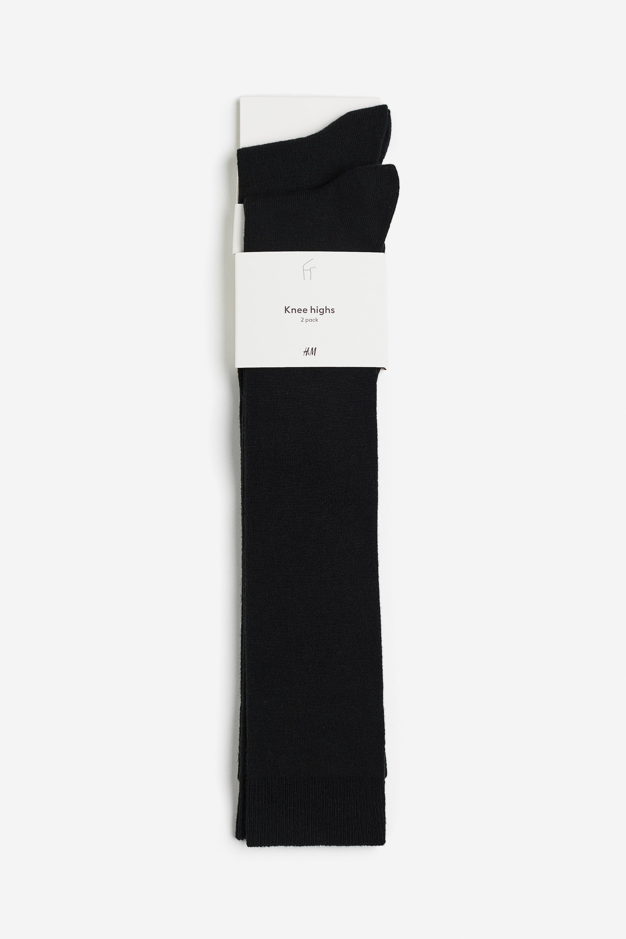 2-pack Knee Socks - Black - Ladies | H&M US