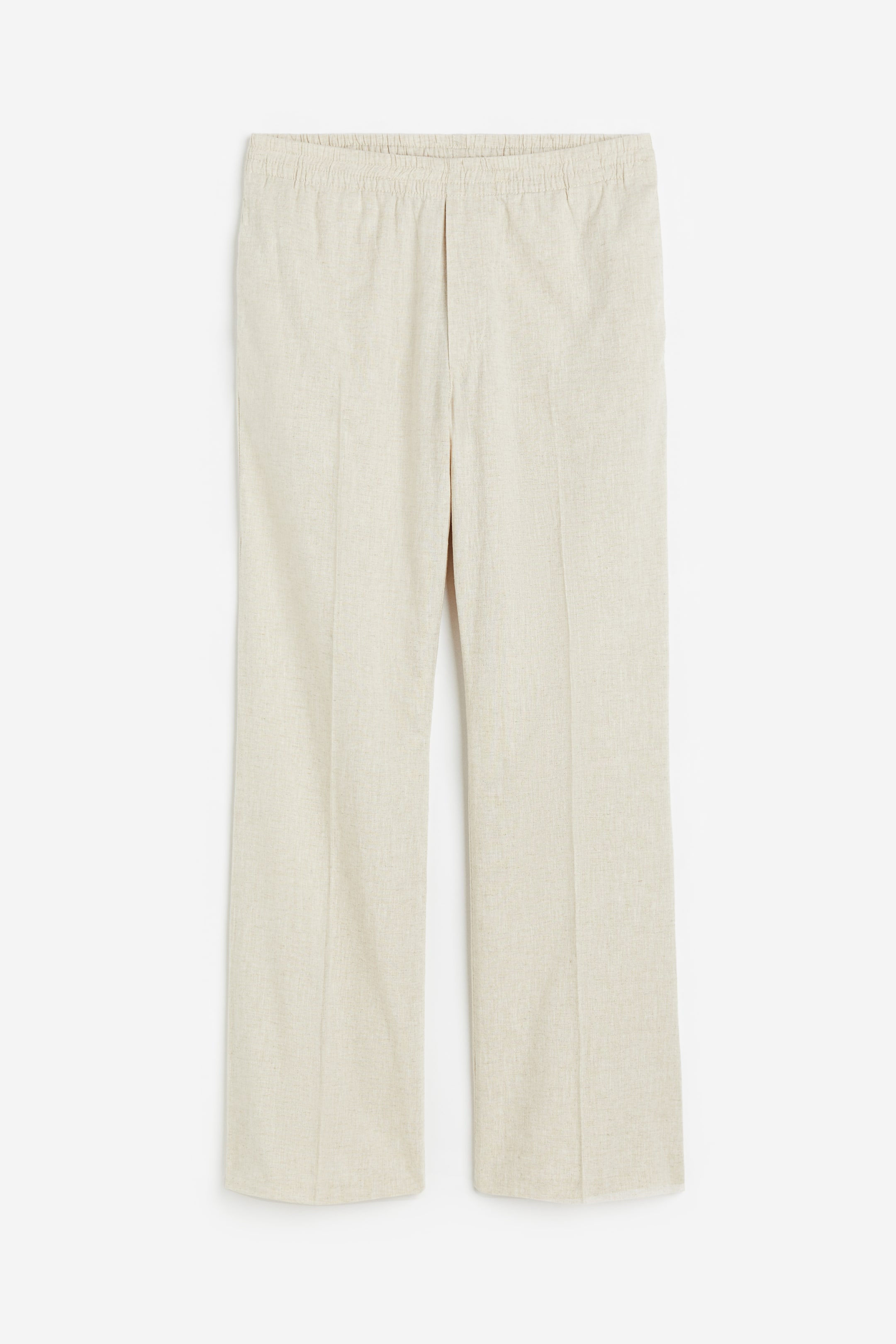 View larger image: Loose Fit Linen-blend trousers - Cream - Men | H&M MY 1