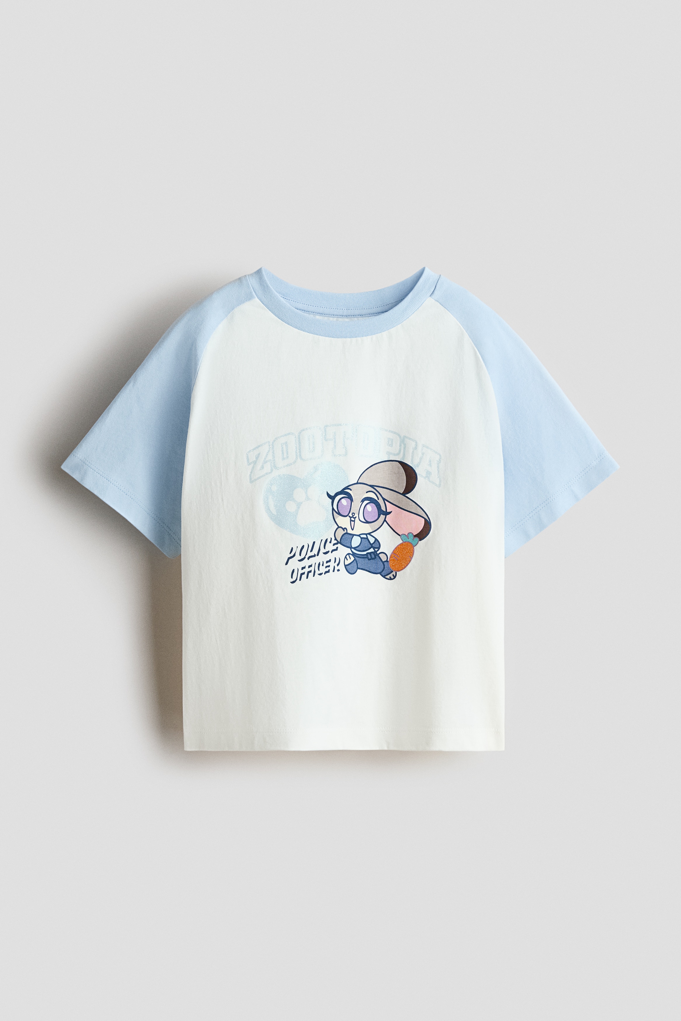 プリントTシャツ - ライトブルー／ズートピア/ライトピンク／ズートピア