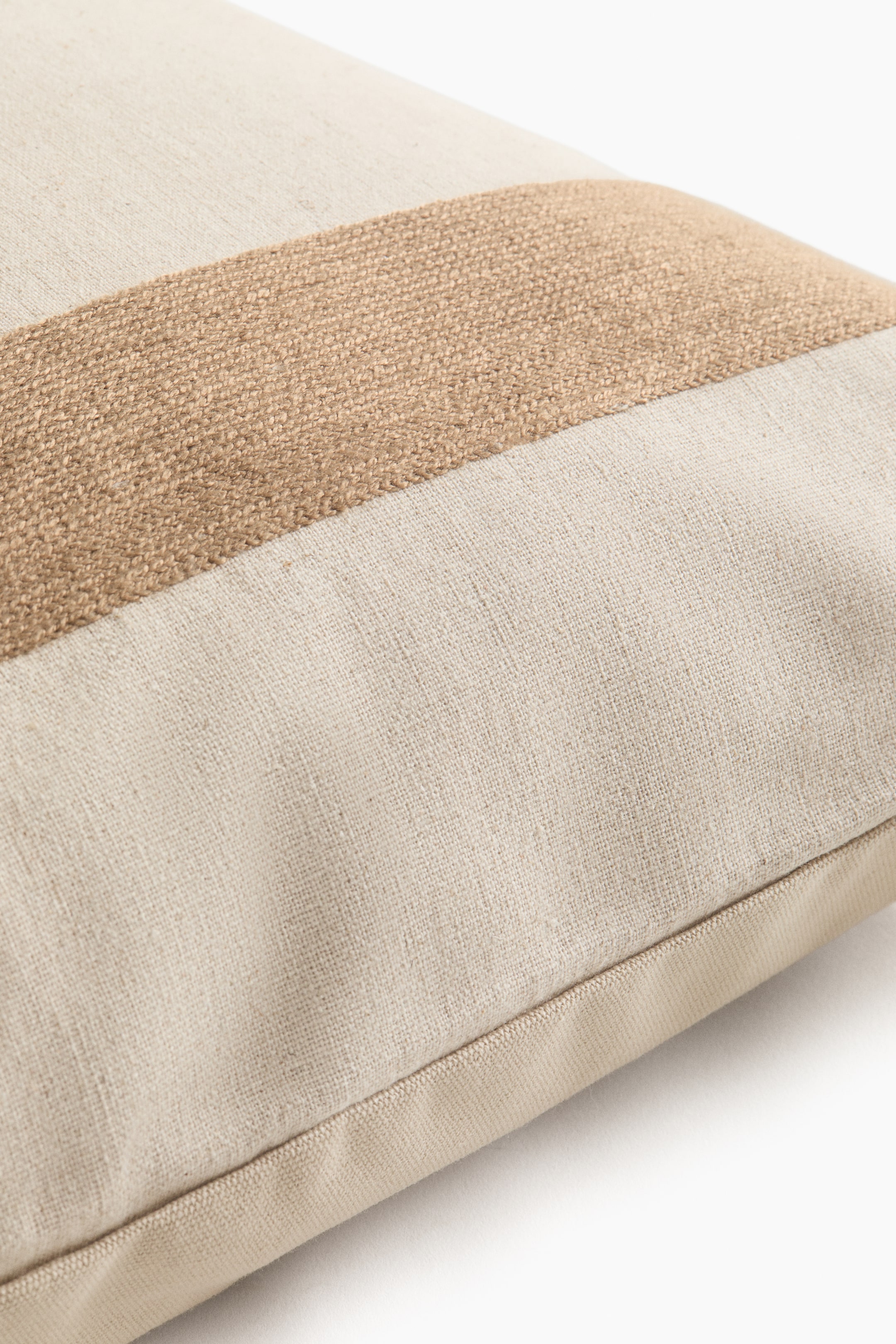 Linen-Blend Cushion Cover