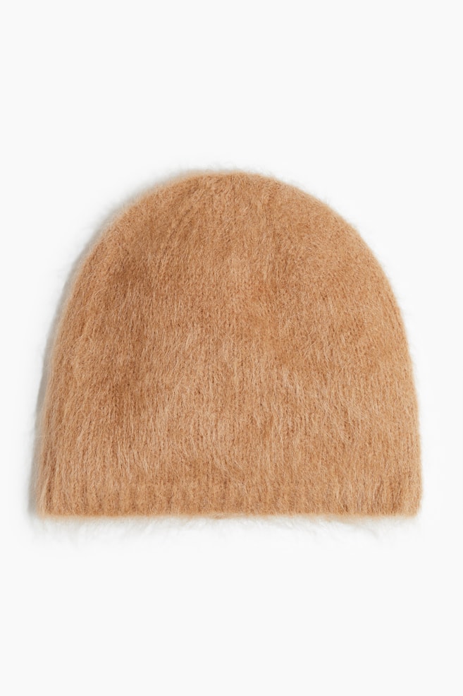 Căciulă din amestec de mohair - Bej-închis/Gri-melanj/Crem/Gri-bej/Maro-închis - 1