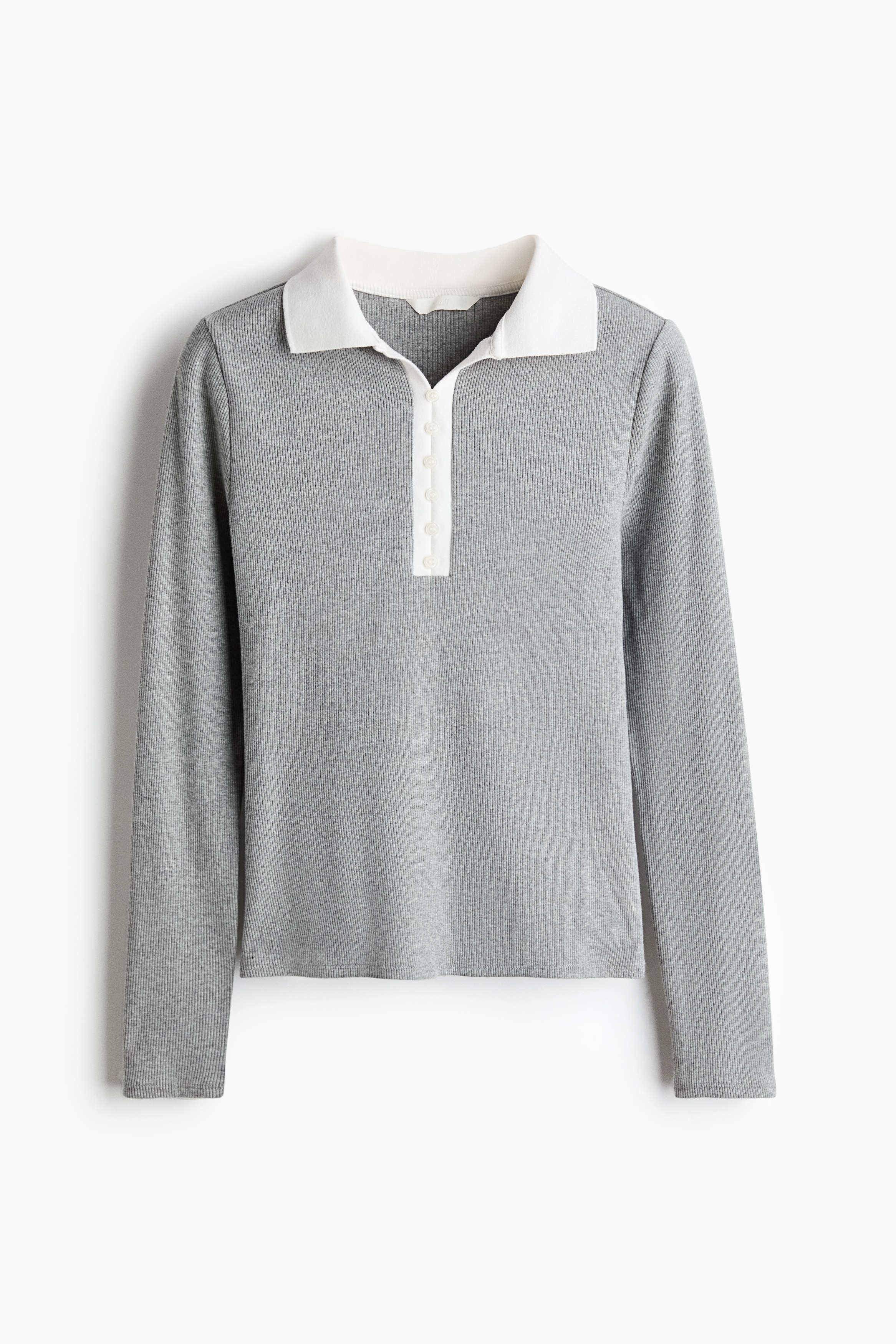 Collared cotton top