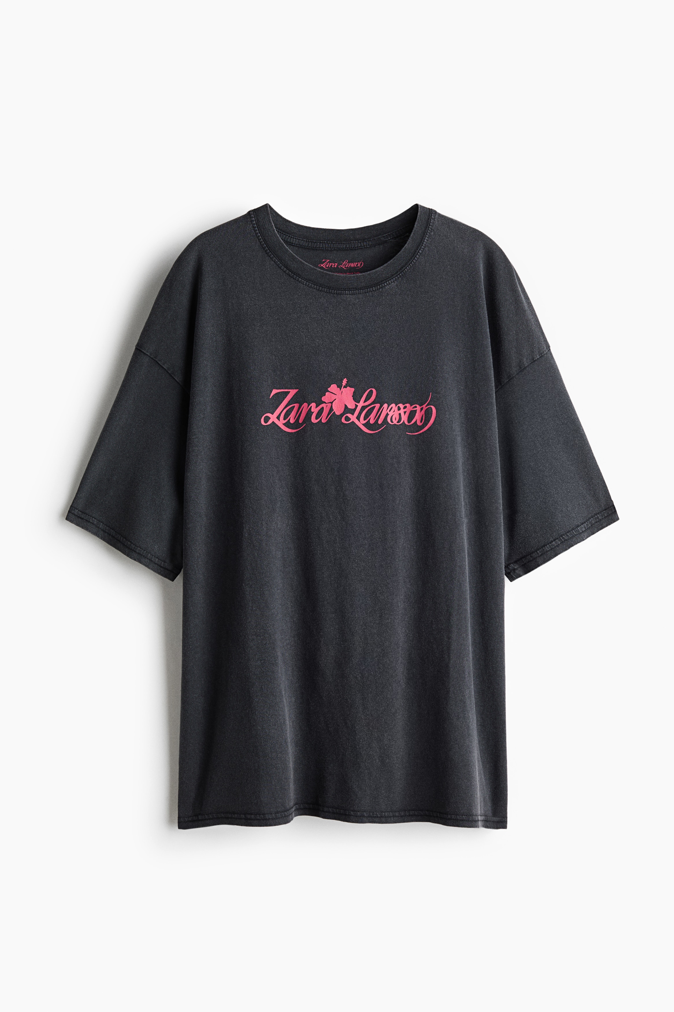 Camiseta oversize estampadaAuxiliar