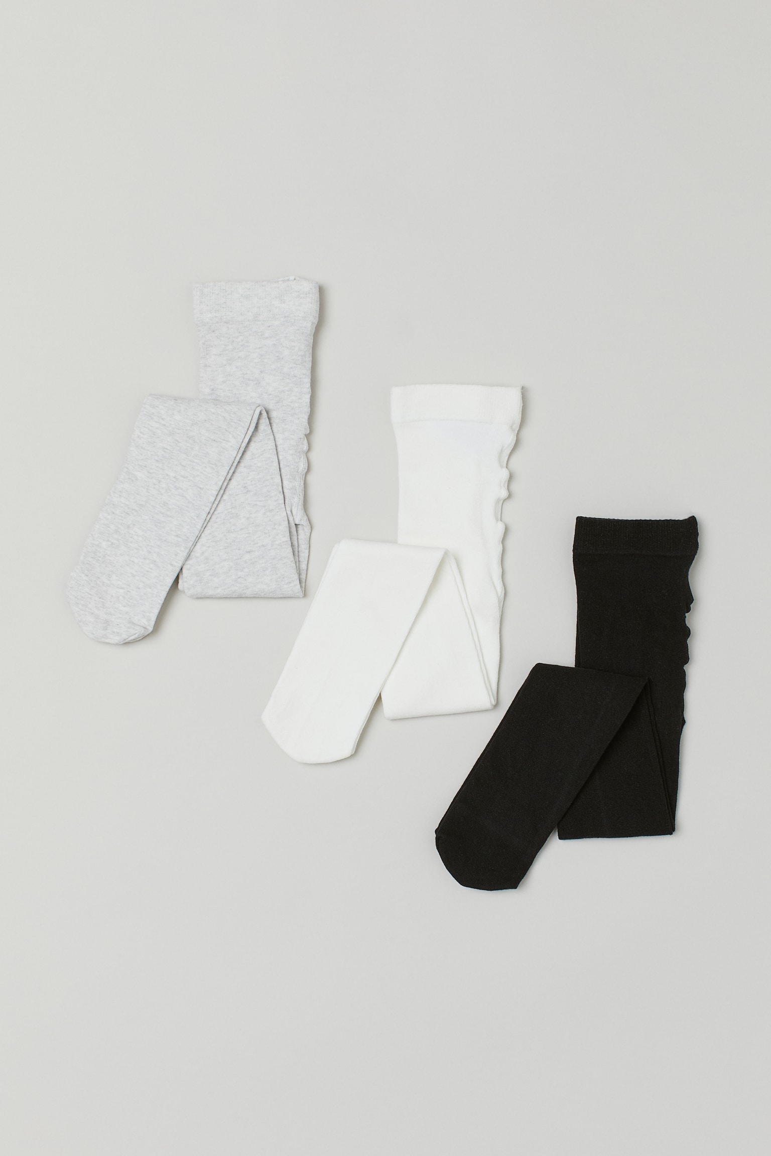 Pack de 3 medias de punto - Negro/Gris claro jaspeado/Rosa/Crema/Dark grey/Light pink/Negro/Gris jaspeado/Negro/Gris jaspeado/Rosa/Rosa/Lila/Blanco/Rosa claro/Violeta/Blanco