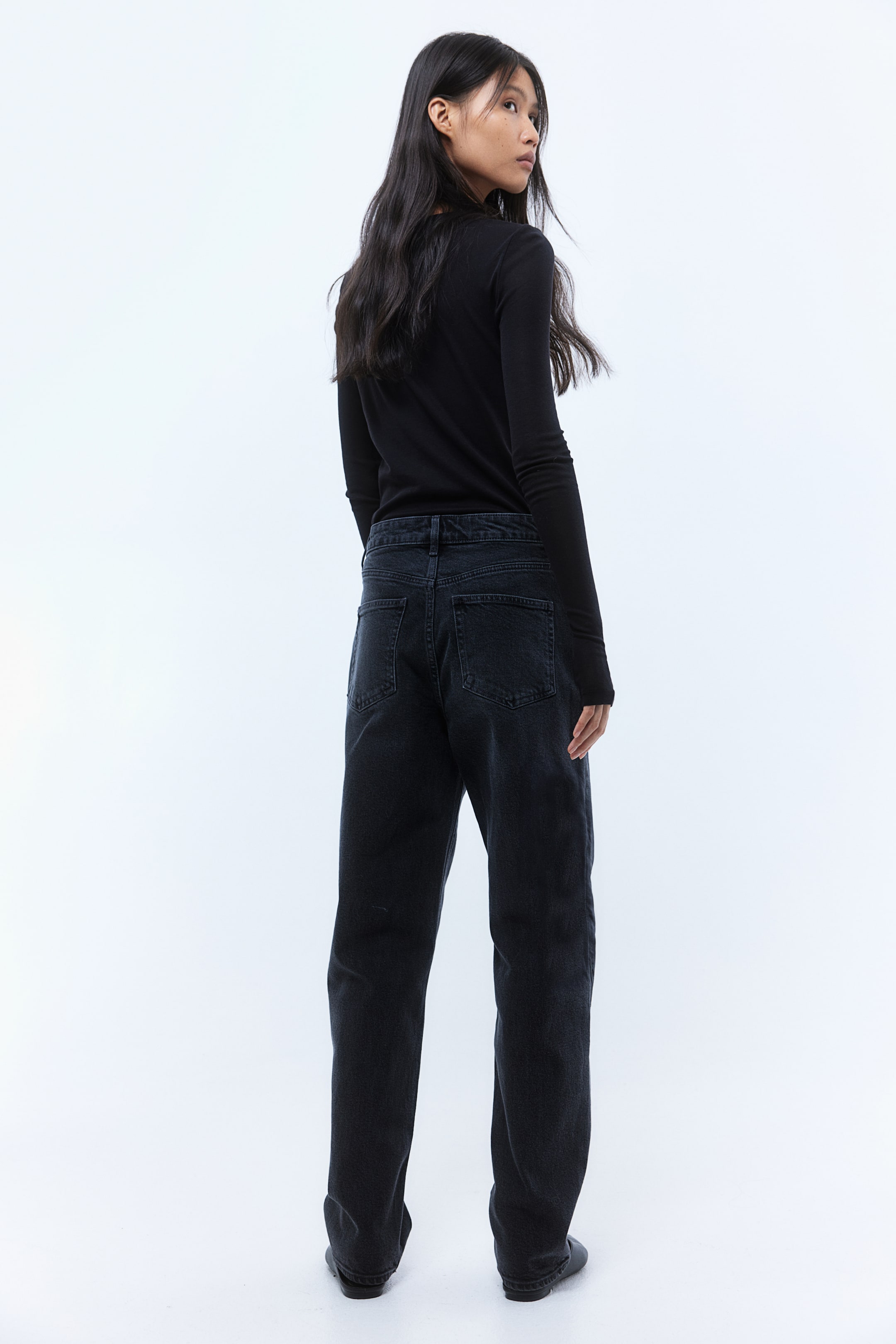 Tapered jeans - Black - Ladies | H&M GB 5