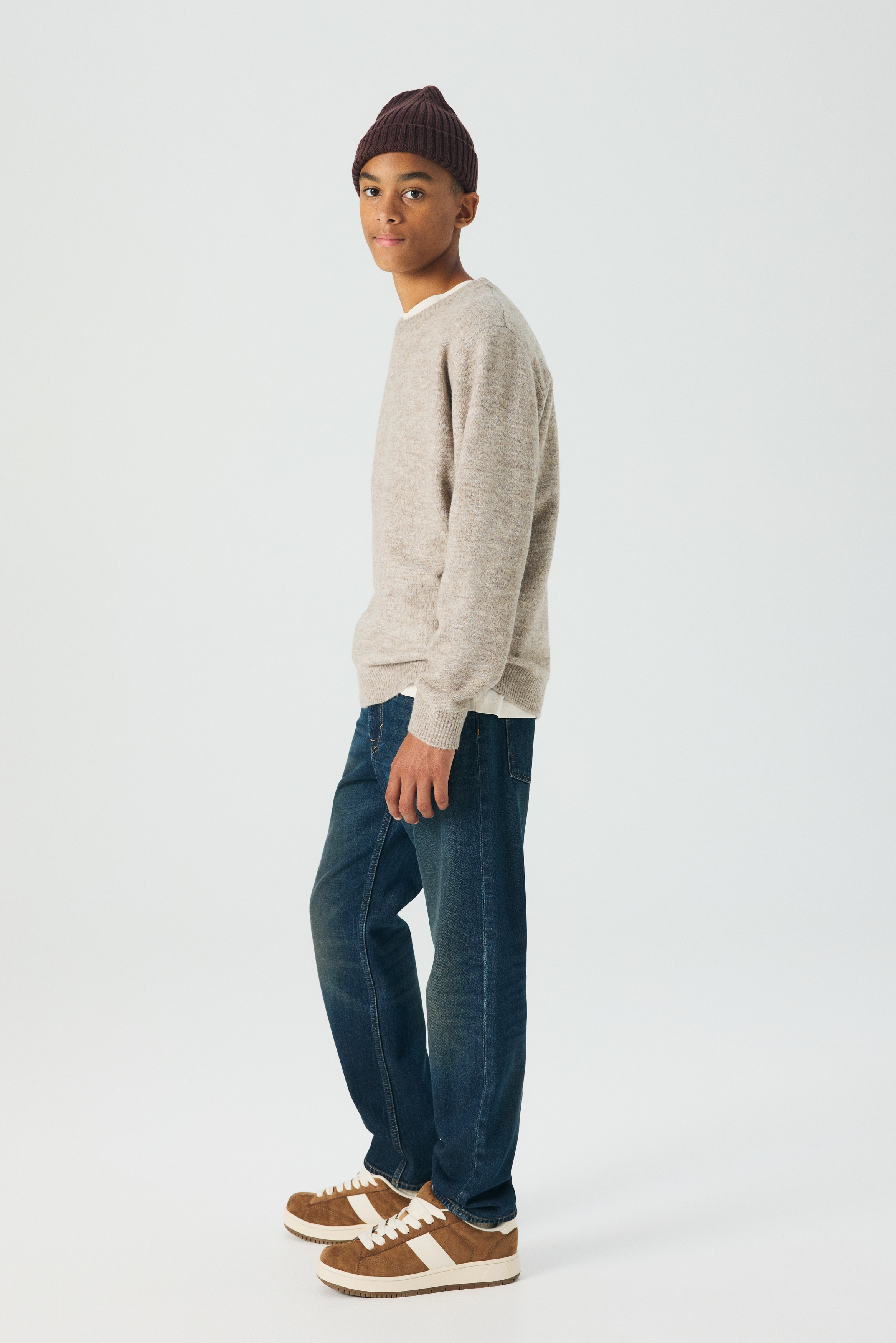 Relaxed Tapered Fit Jeans - Denimblå/Lys denimblå/Mørk denimblå/Denimgrå/Lys denimgrå/Vasket sort/Denimblå