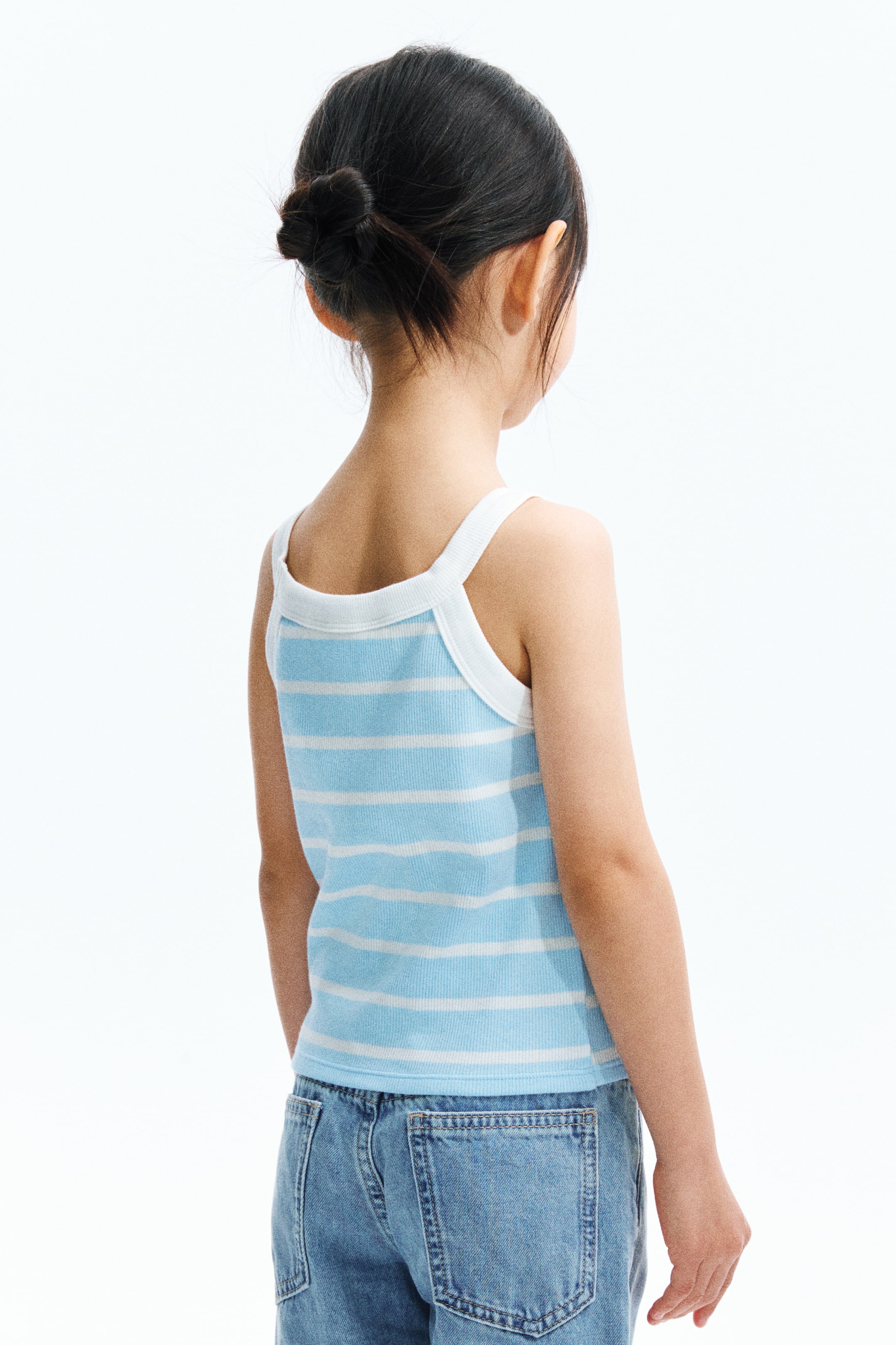 Детские топы H&M Ribbed Tank Top with Motif — фото 5