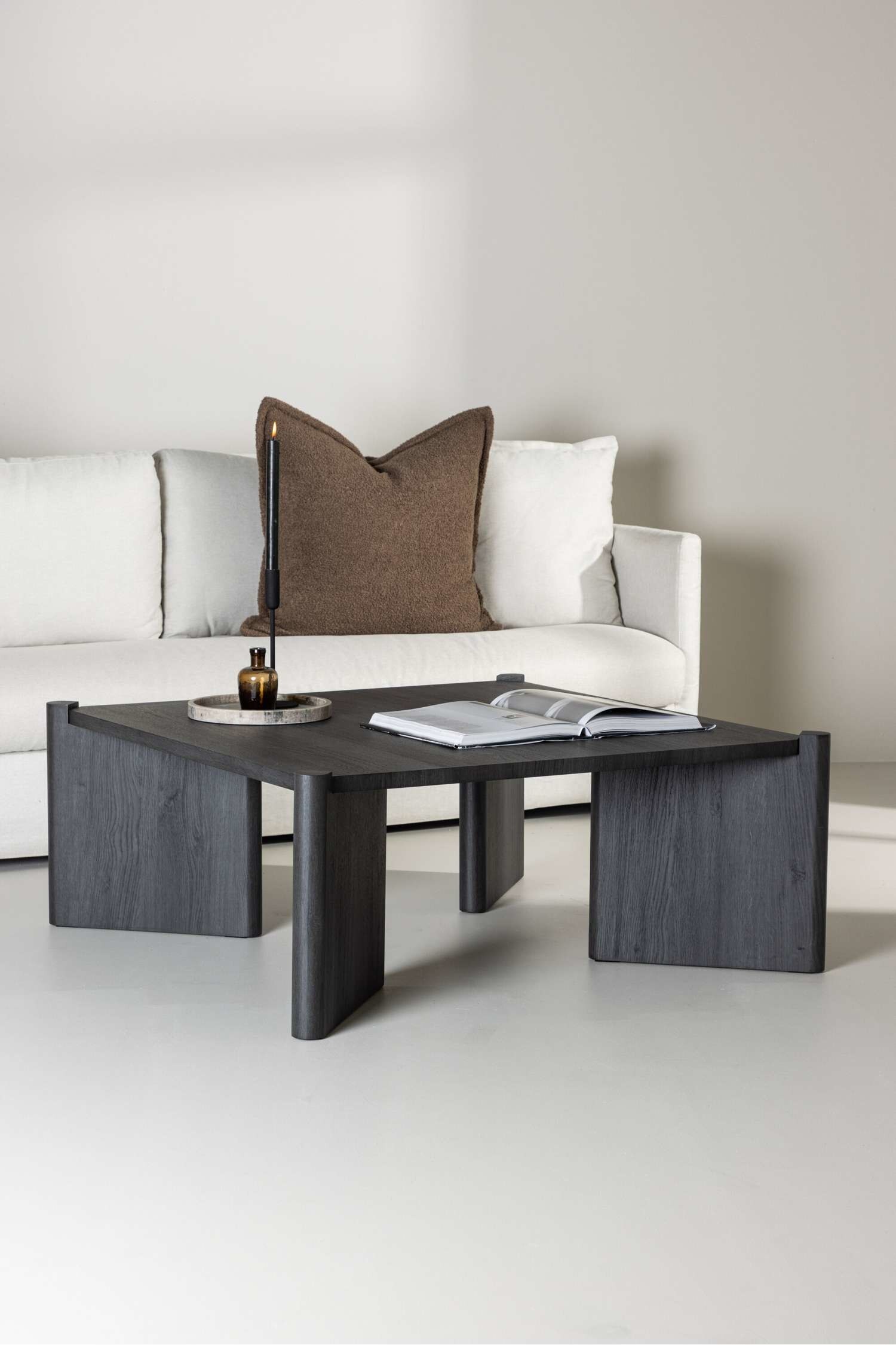 Rogaland Table De Canapé - Mdf, Moka/Mdf, Gris/Mdf, Blanc
