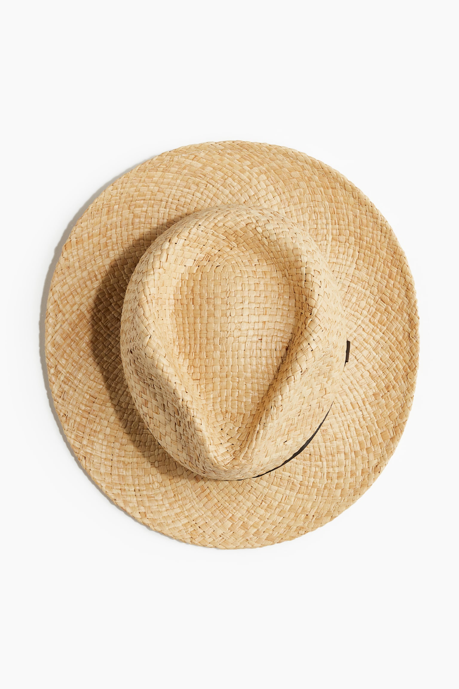 Straw hat - Beige/Black - 2