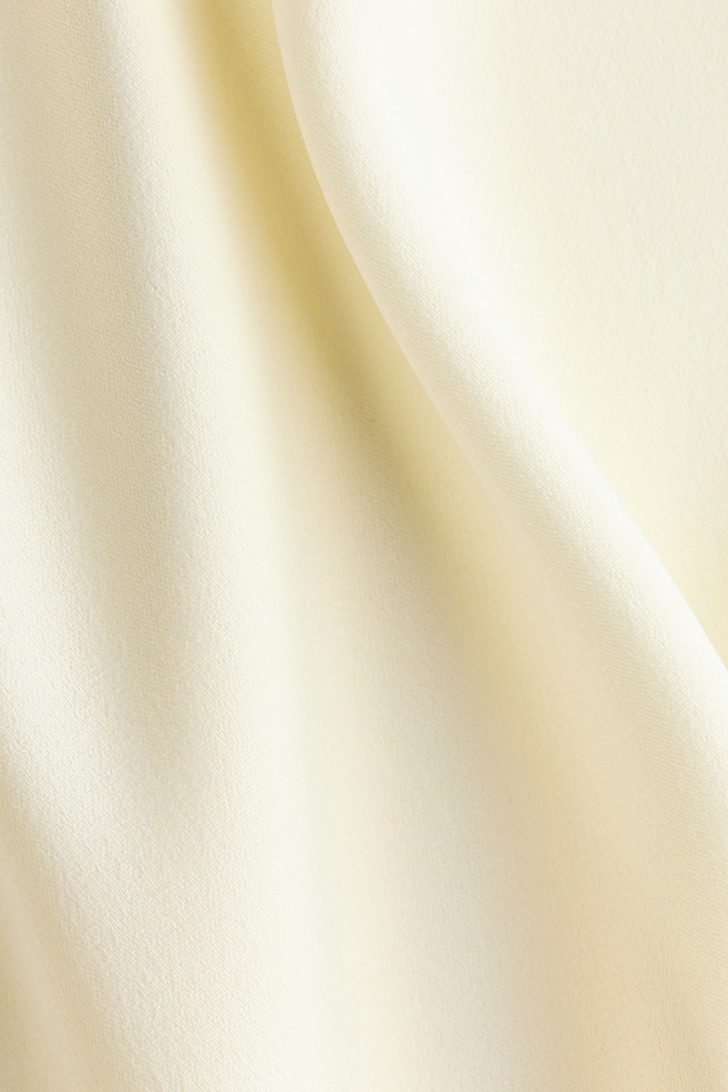 Satin midi dress - Cream - 6