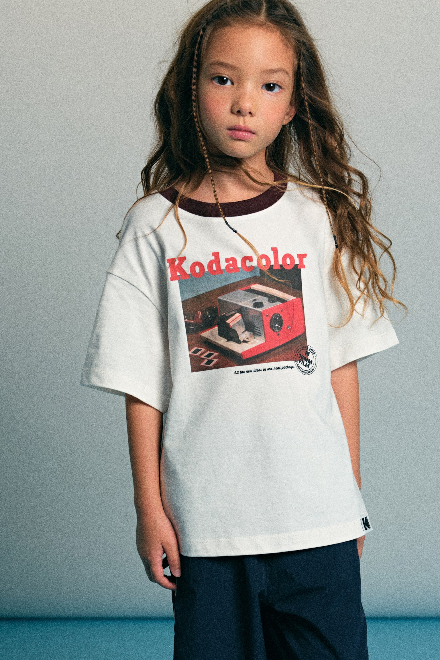 Print-motif cotton T-shirt - White/Kodak/Black/Kodak/Dark khaki green/Kodak - 5