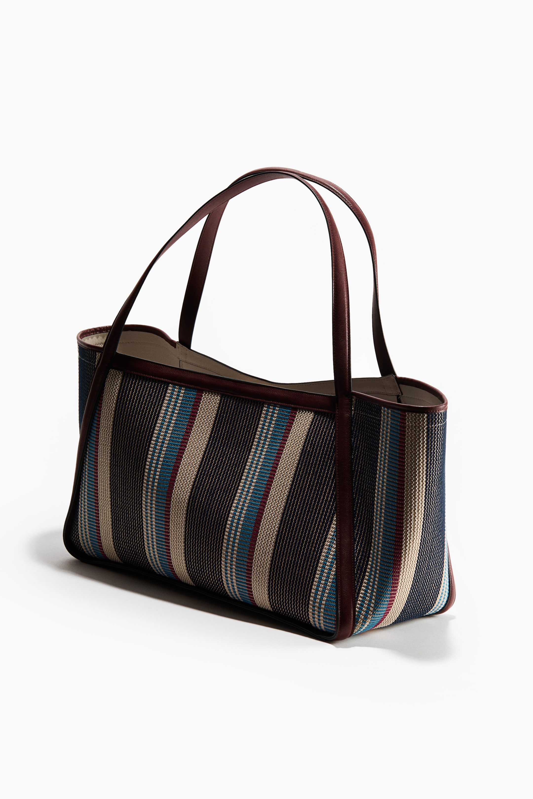 Jacquard-Weave Shopper