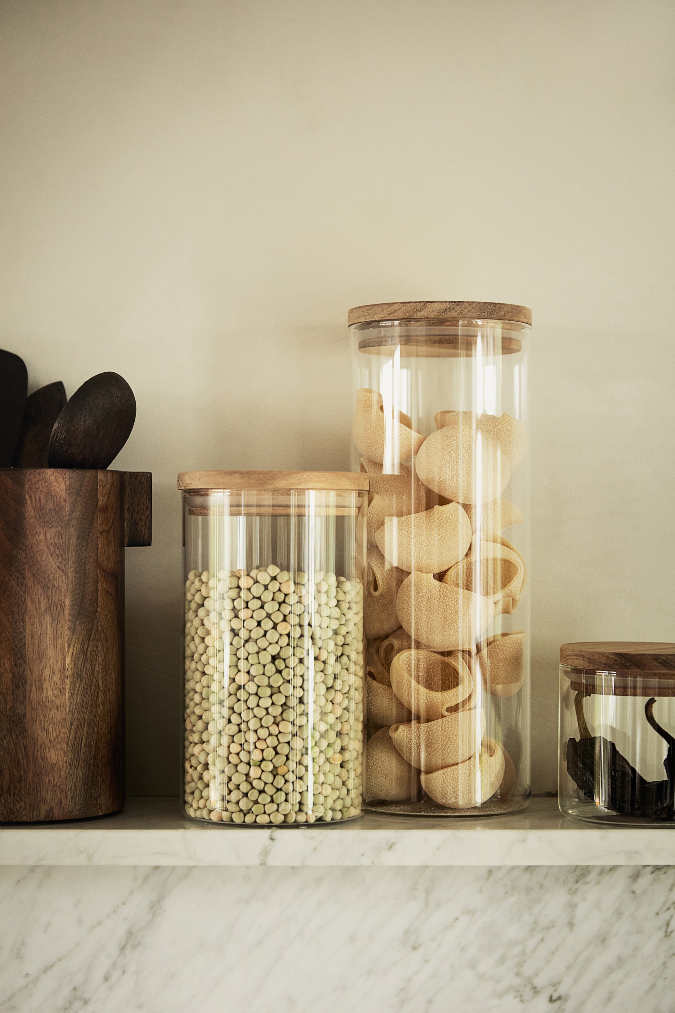 Tall Glass Jar with Lid