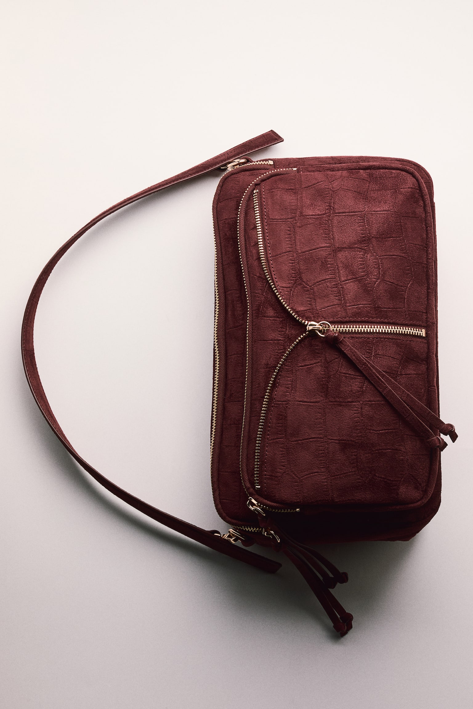 Shoulder bag - Burgundy - 1