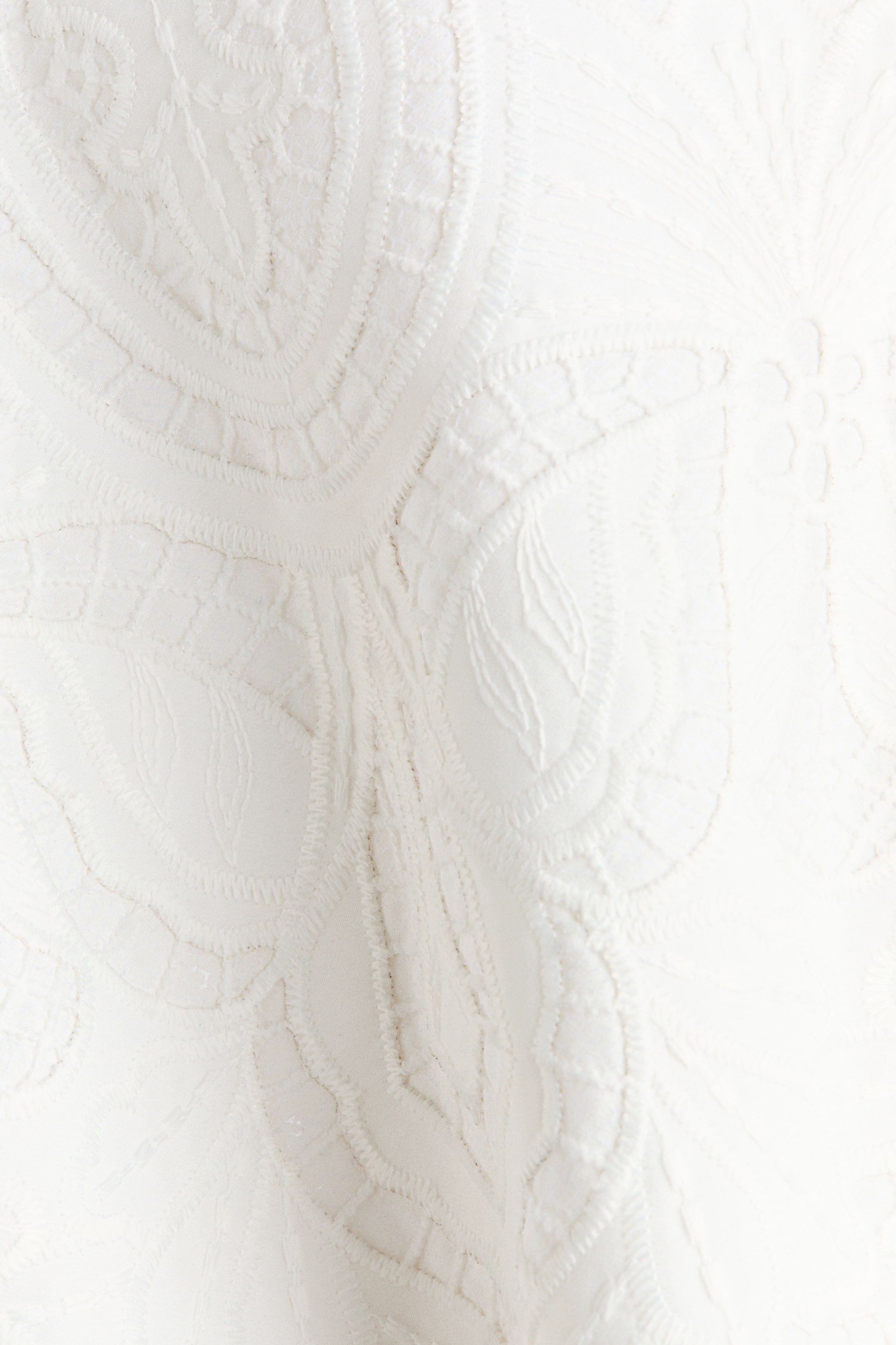 Embroidered Bandeau Dress