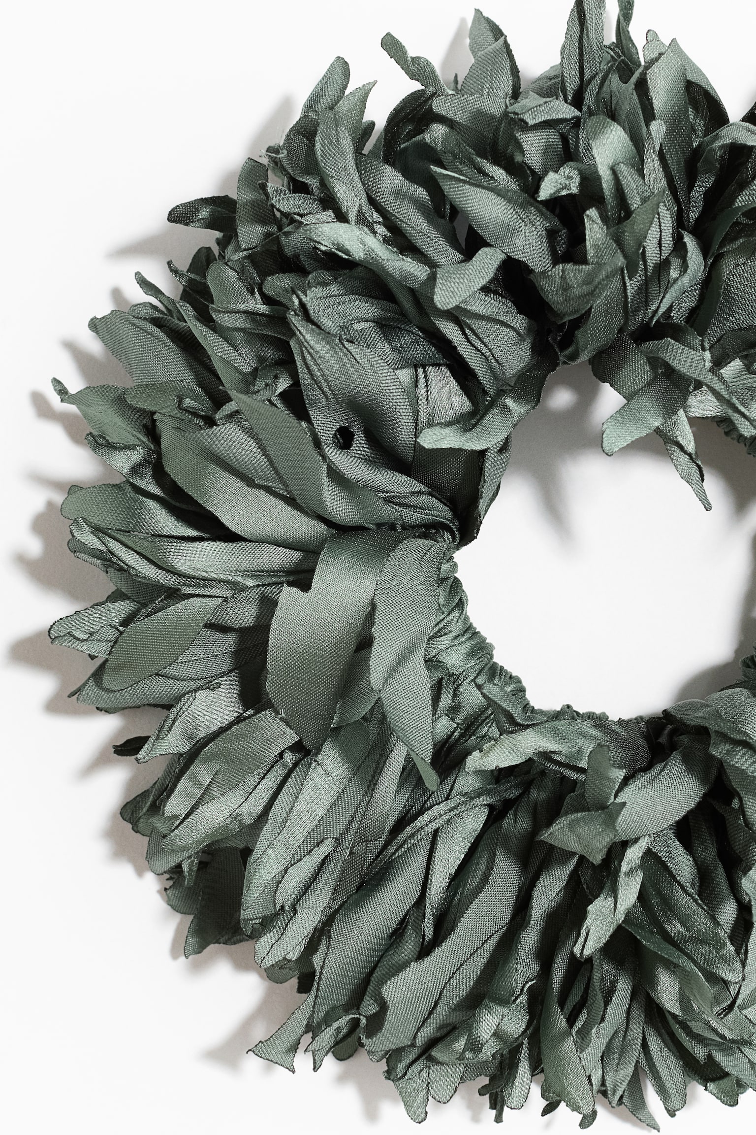 Женские аксессуары для волос H&M Flower-Look Scrunchie, цвет: Пыльный бирюзовый — фото 2