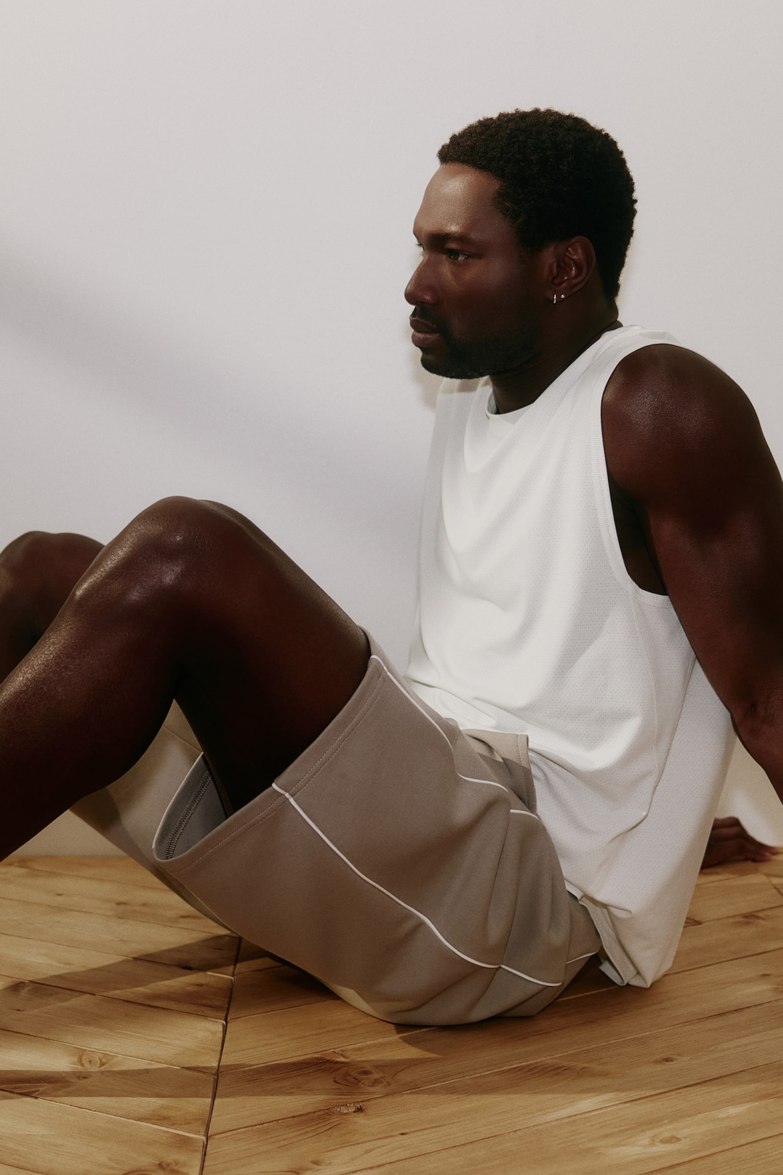 Regular Fit Sports vest top with DryMove™ - White - 5