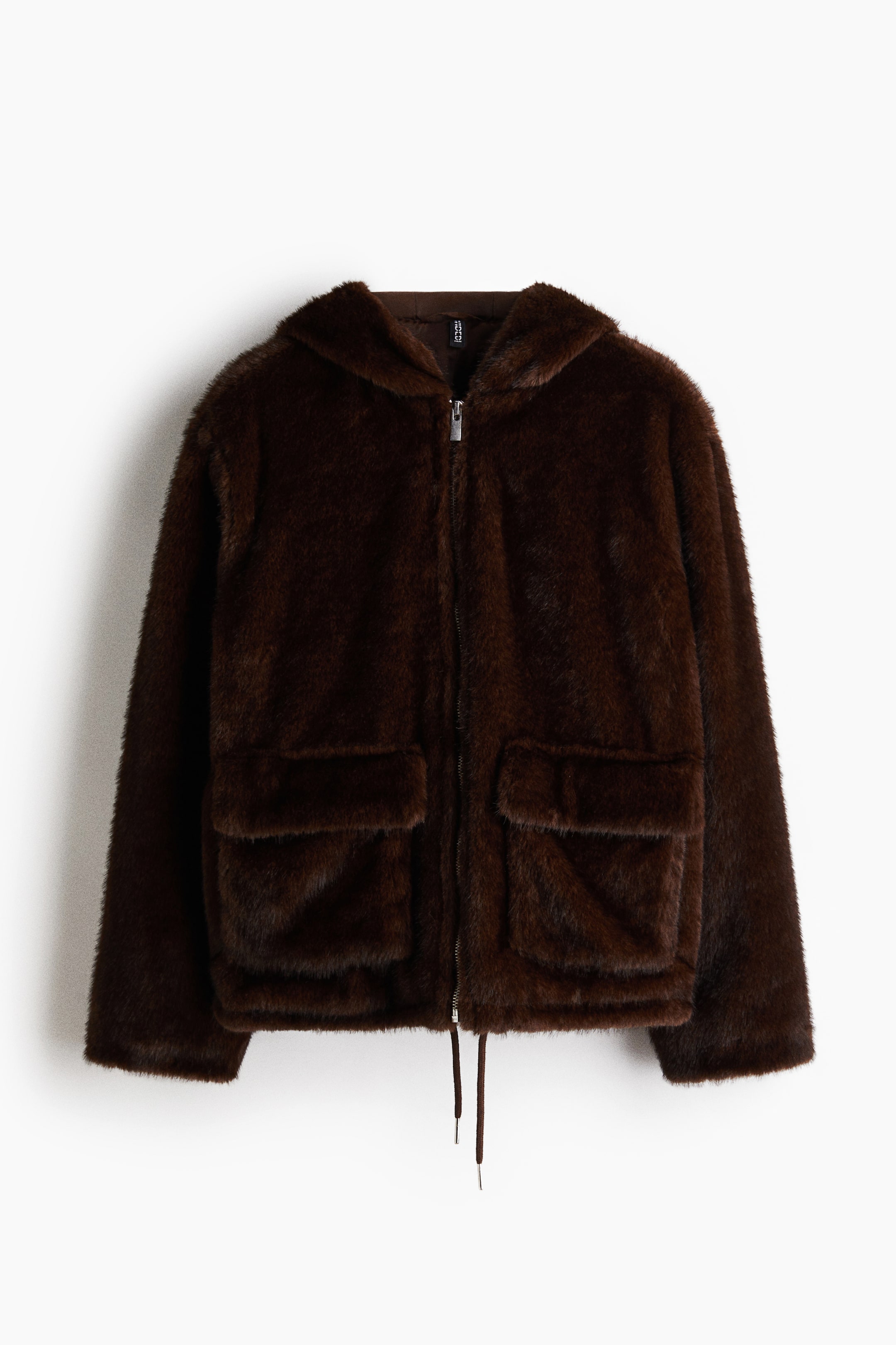 Grotere afbeelding bekijken: Fluffy jack - Dark brown - DAMES | H&M NL 5