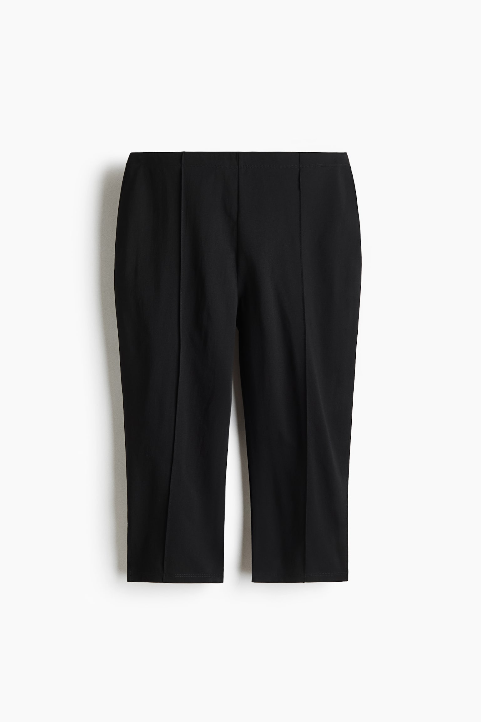 Capri Pants - Black/Dark brown